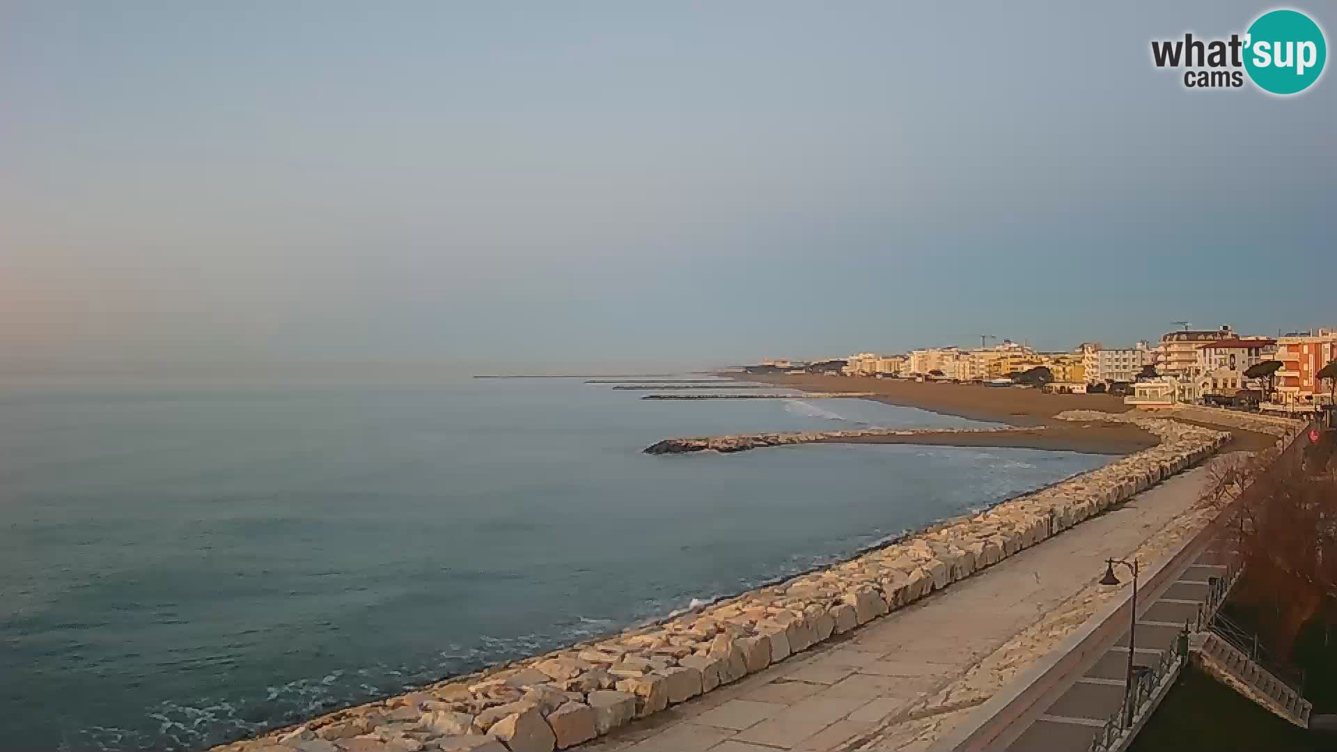 Webcam Caorle Ponente – Blick von Marinai di Caorle