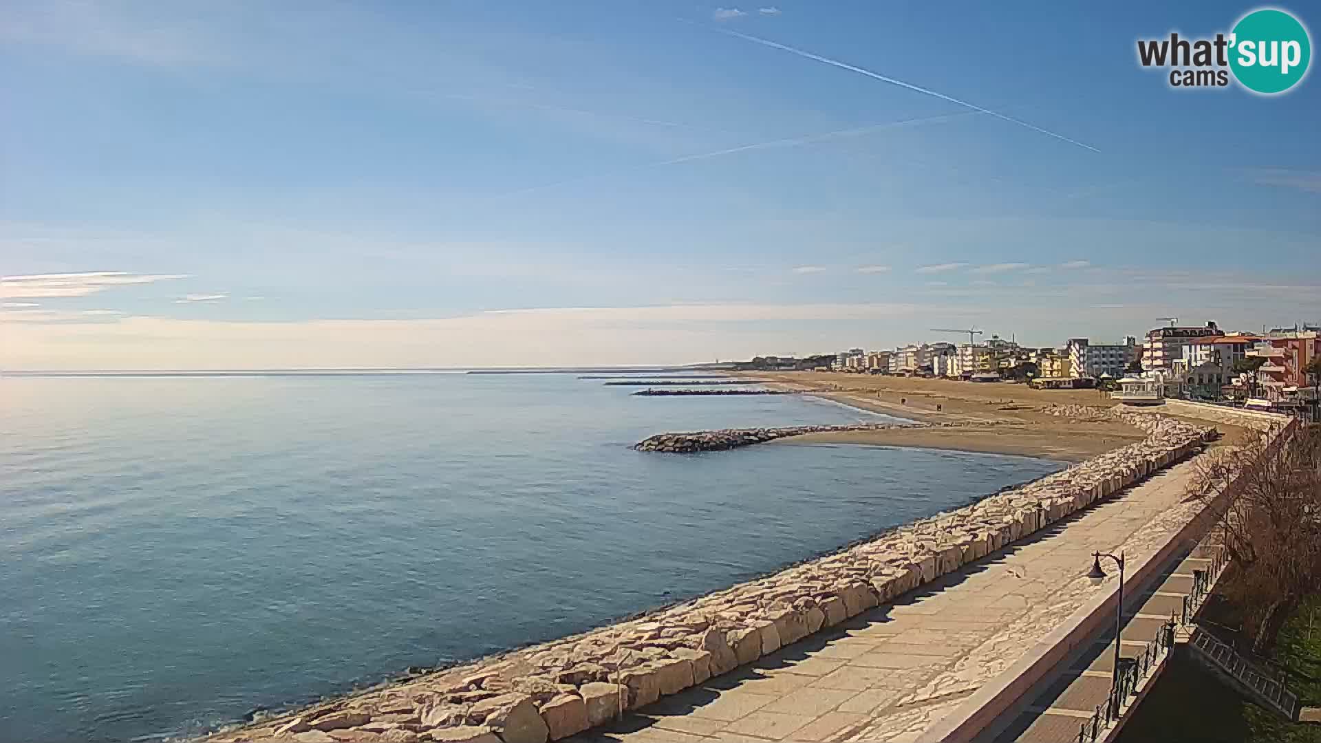 Webcam Caorle Ponente – Blick von Marinai di Caorle