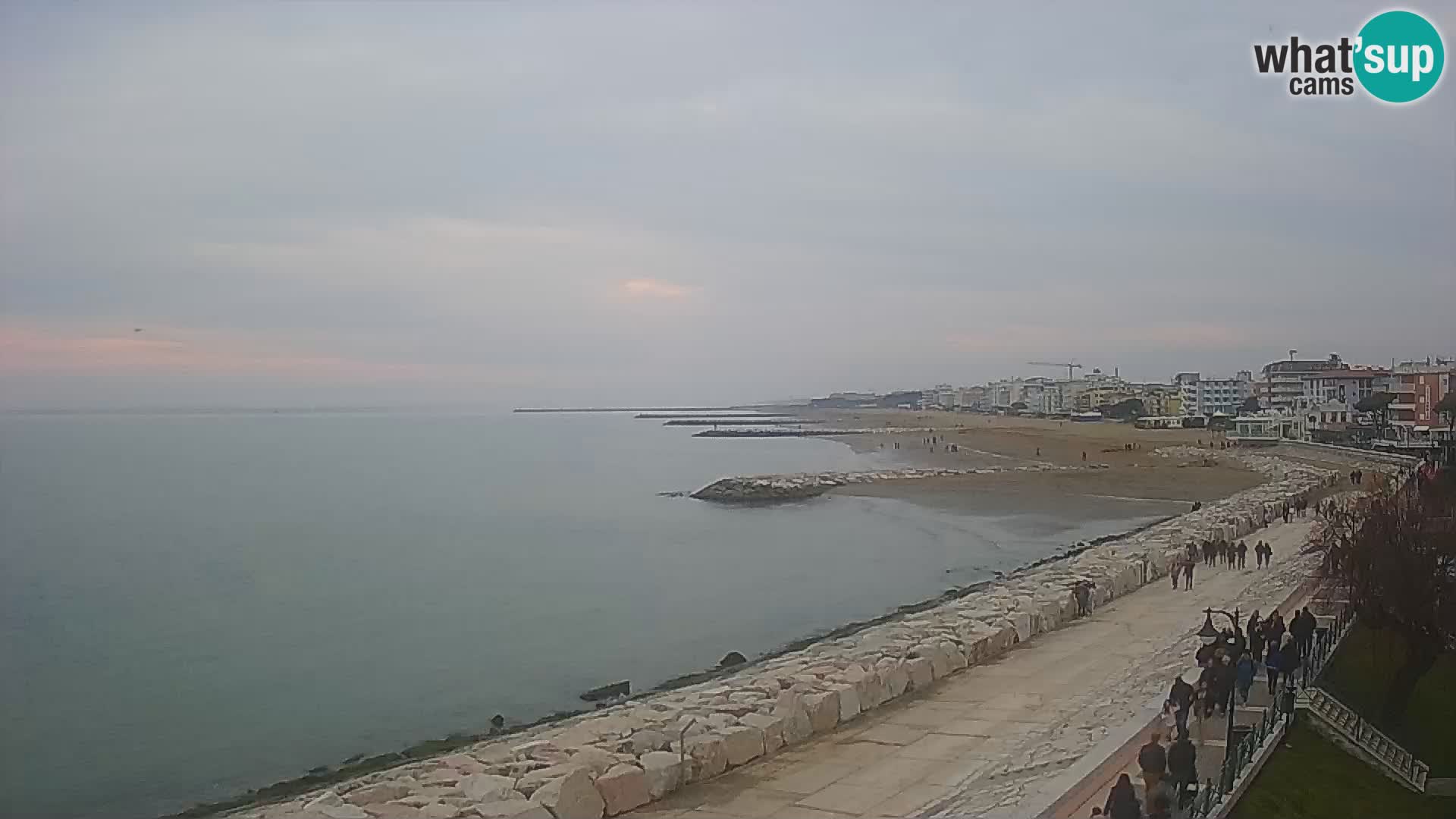Webcam Caorle Ponente – Vue depuis les Marinai di Caorle