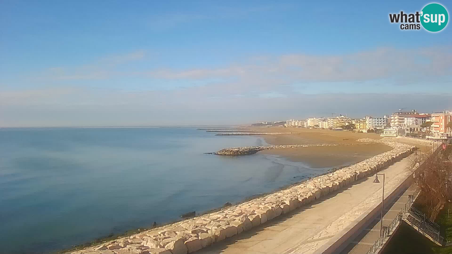 Webcam Caorle Ponente – Blick von Marinai di Caorle