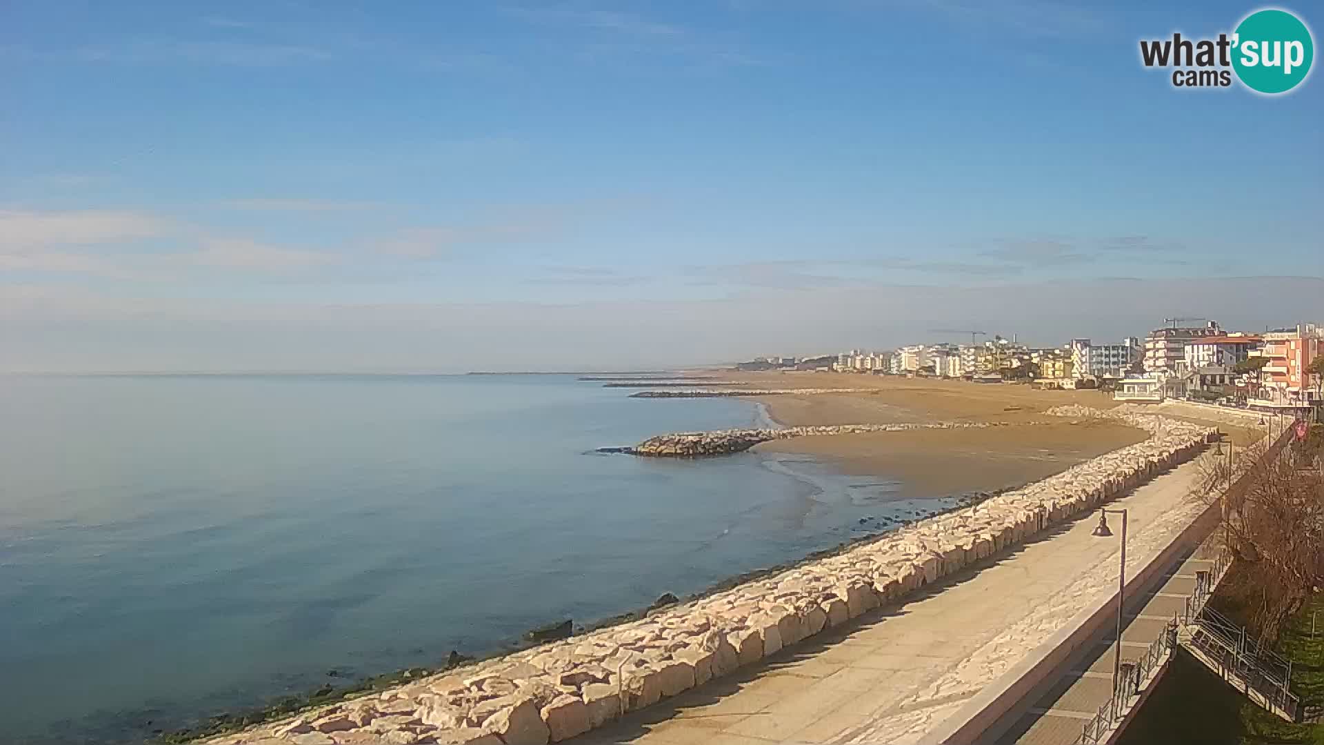 Webcam Caorle Ponente – Blick von Marinai di Caorle
