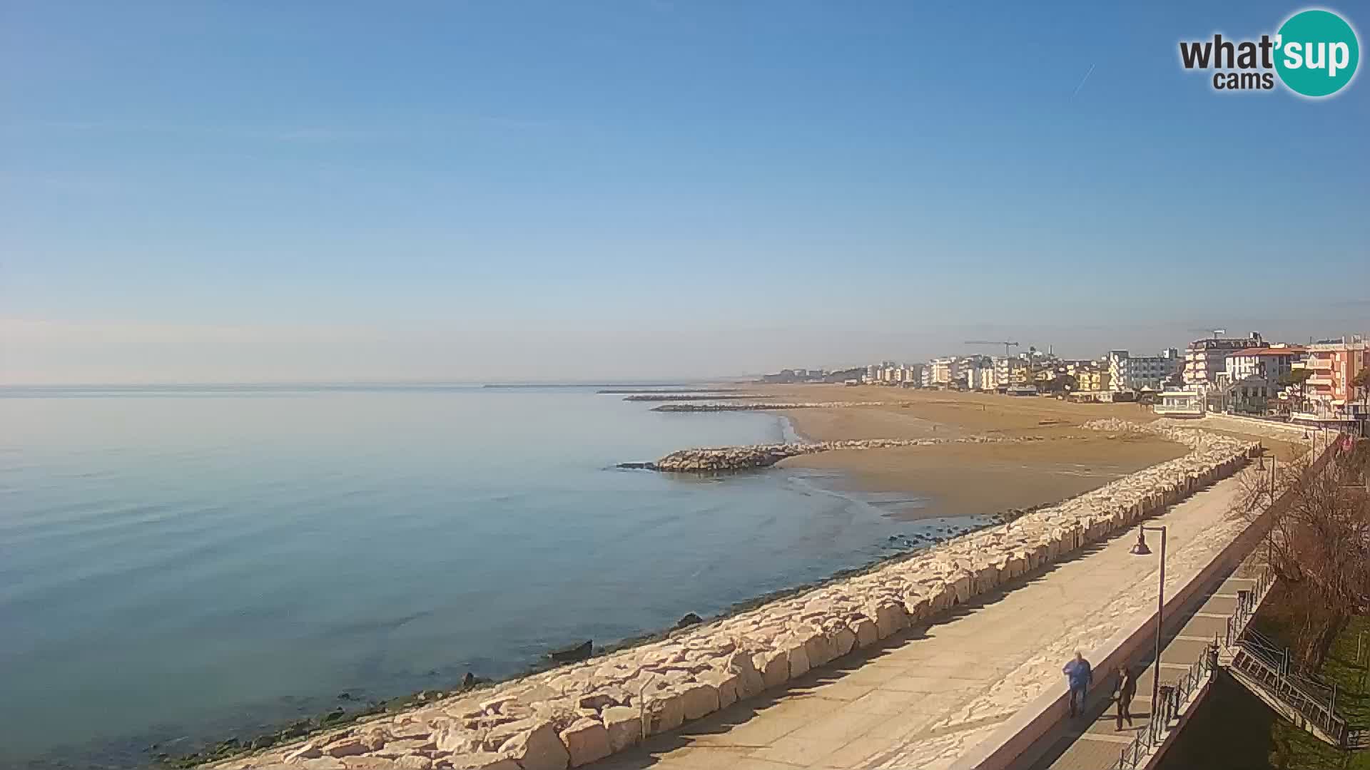 Webcam Caorle Ponente – Blick von Marinai di Caorle