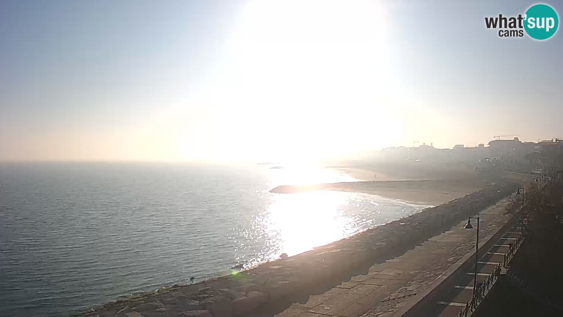 Webcam Caorle Ponente – Vue depuis les Marinai di Caorle