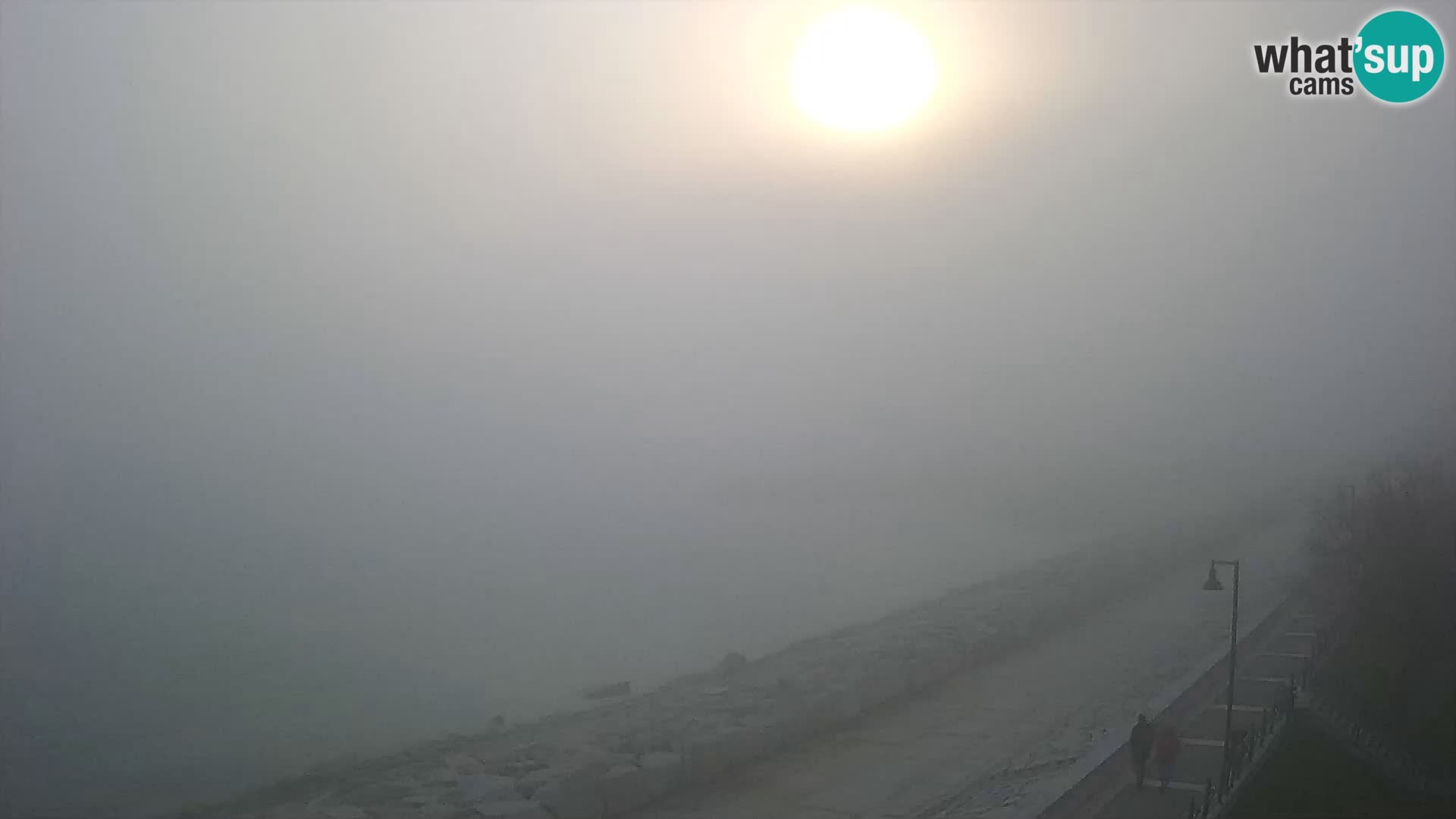 Webcam Caorle Ponente – Blick von Marinai di Caorle