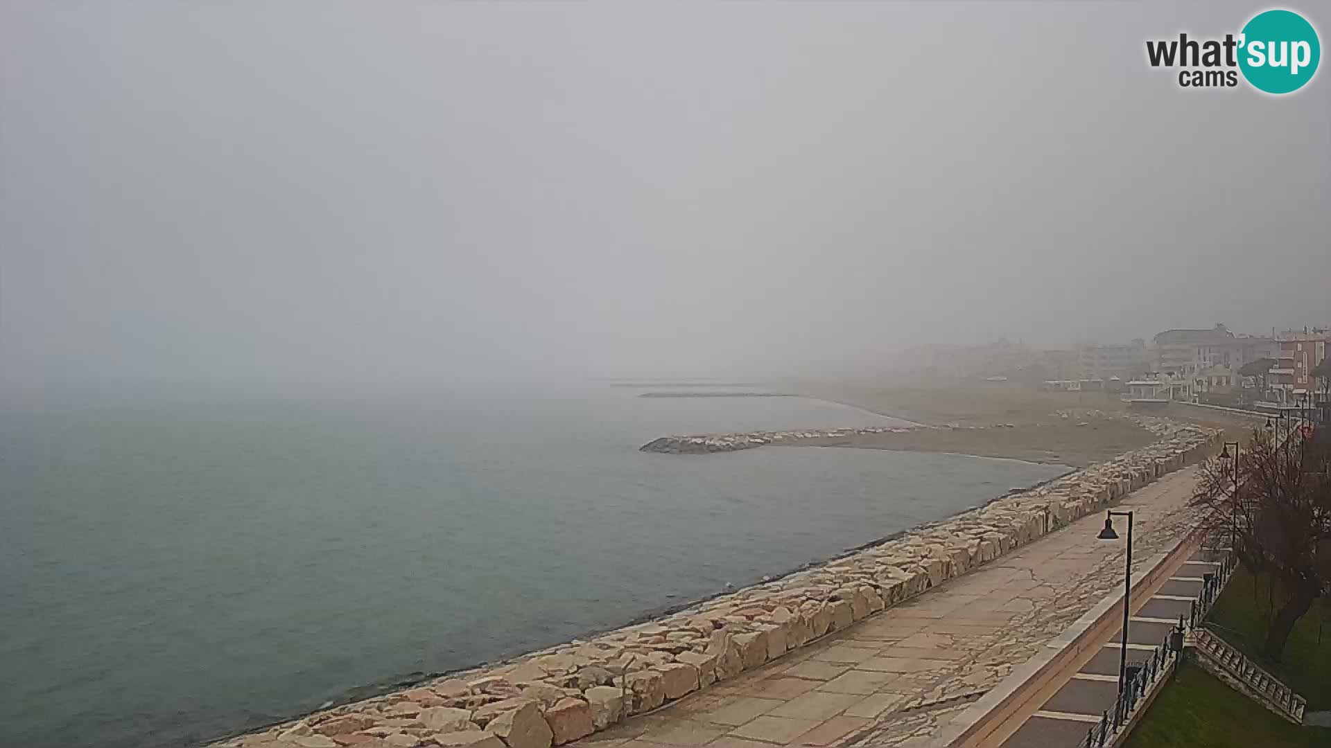 Webcam Caorle Ponente – Blick von Marinai di Caorle