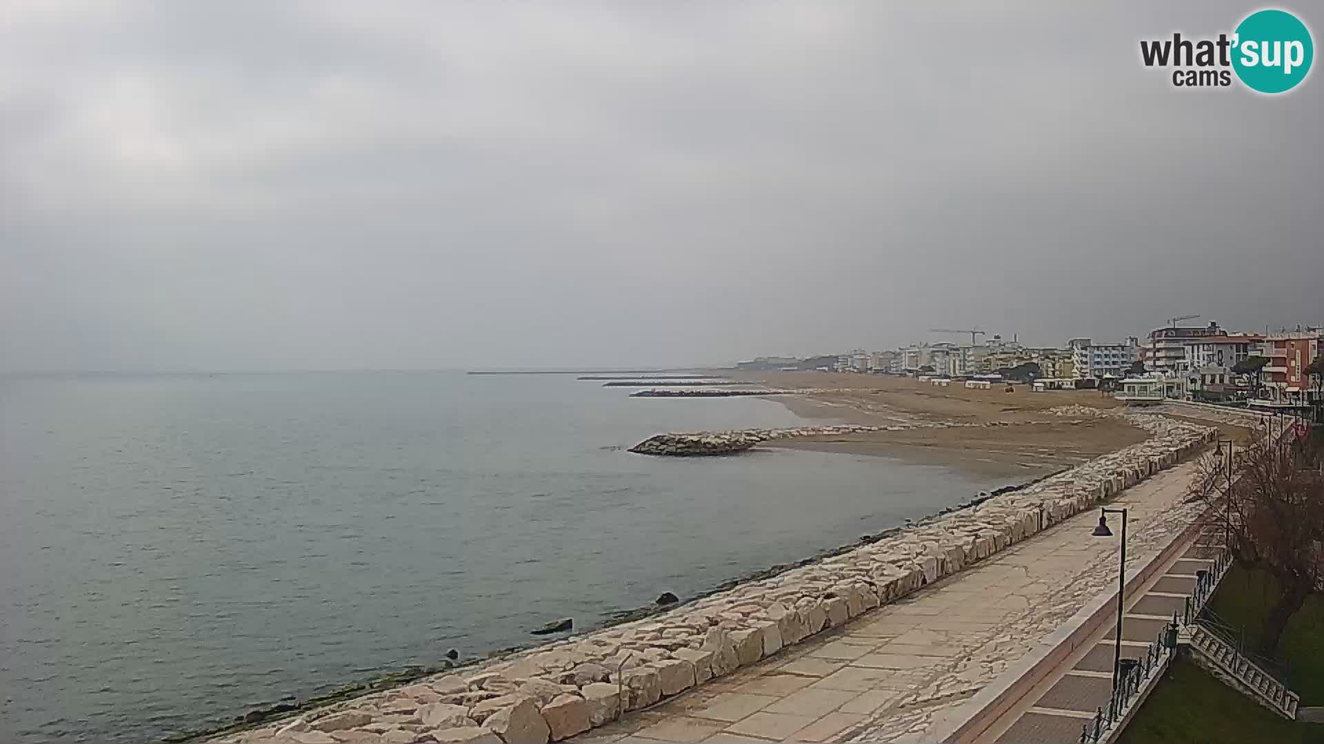 Webcam Caorle Ponente – Blick von Marinai di Caorle