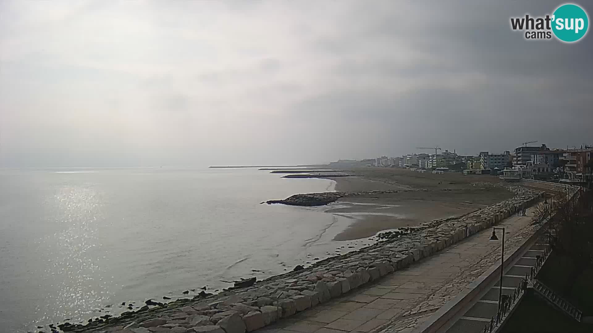 Webcam Caorle Ponente – Blick von Marinai di Caorle