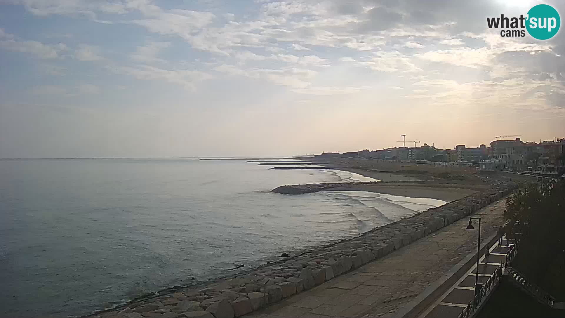 Webcam Caorle Ponente – Vue depuis les Marinai di Caorle