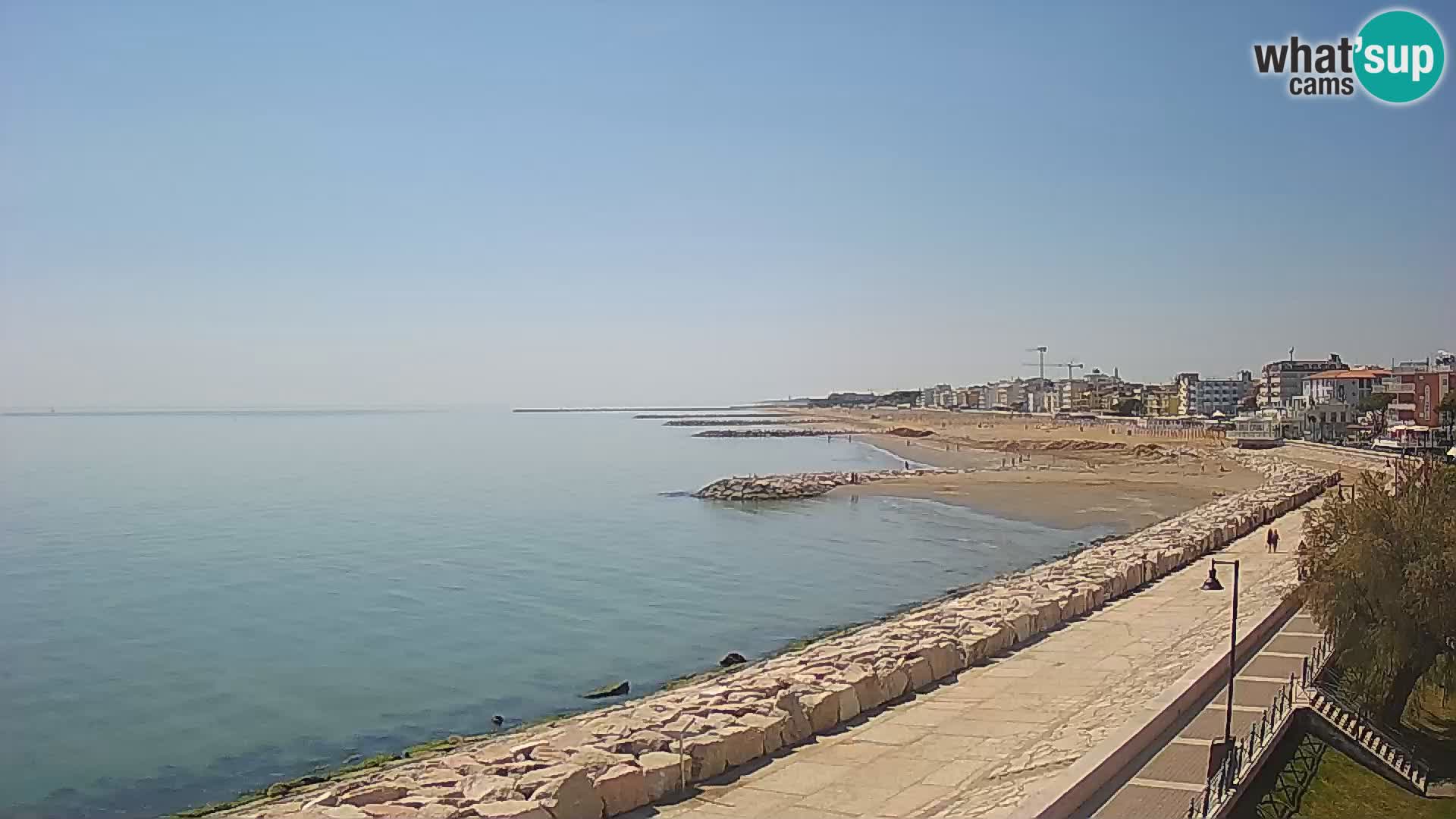 Webcam Caorle Ponente – Vue depuis les Marinai di Caorle