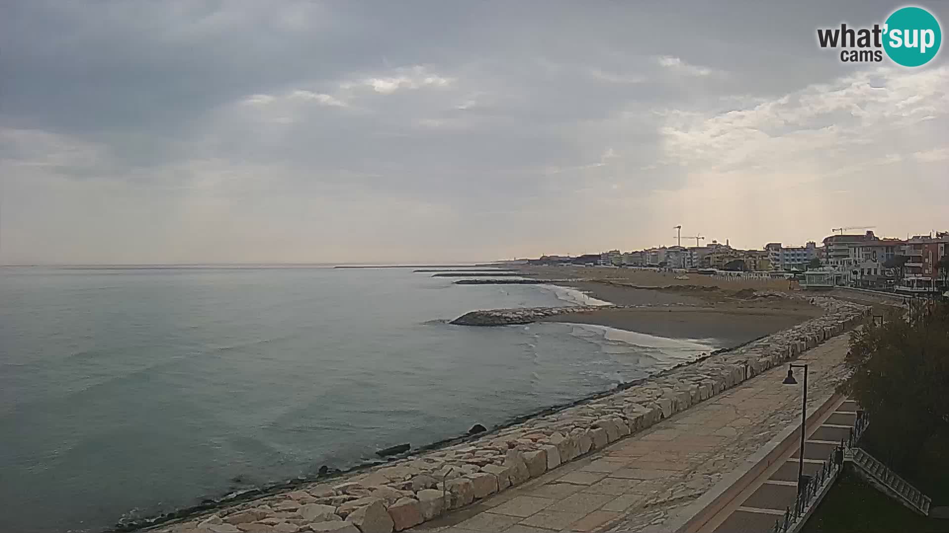 Webcam Caorle Ponente – Vue depuis les Marinai di Caorle