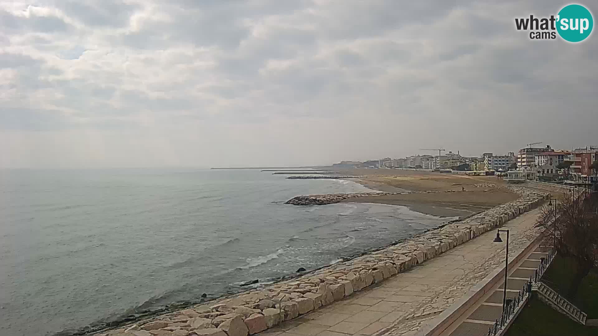 Webcam Caorle Ponente – Blick von Marinai di Caorle