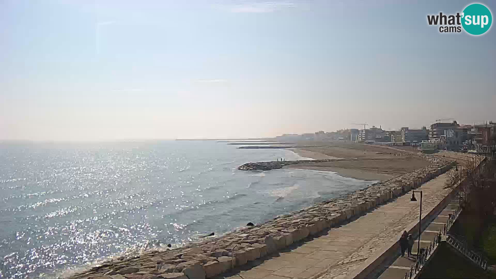Webcam Caorle Ponente – Vue depuis les Marinai di Caorle