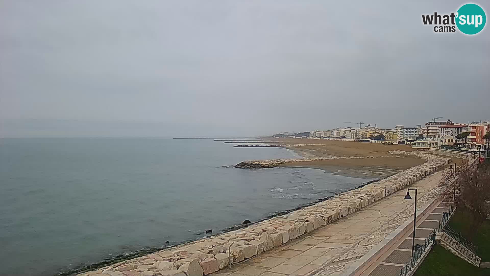 Webcam Caorle Ponente – Blick von Marinai di Caorle