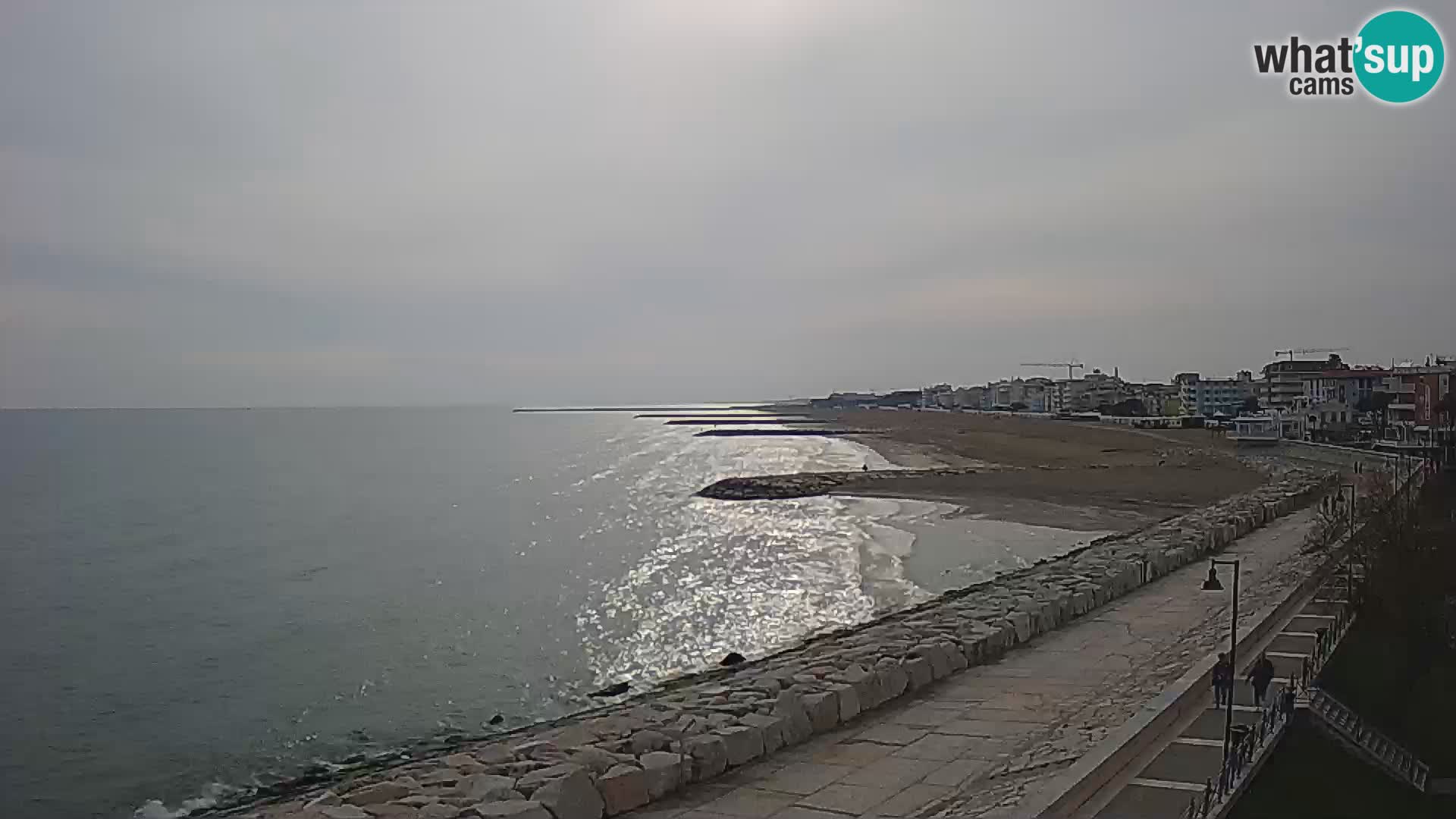 Webcam Caorle Ponente – Vue depuis les Marinai di Caorle
