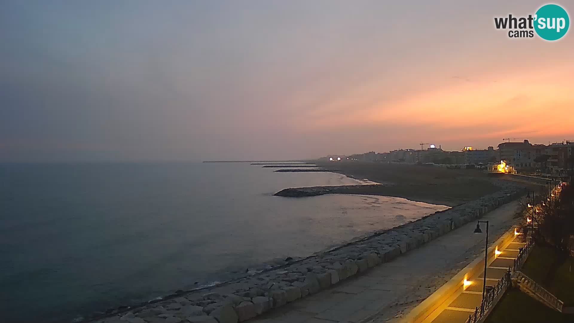 Webcam Caorle Ponente – Blick von Marinai di Caorle