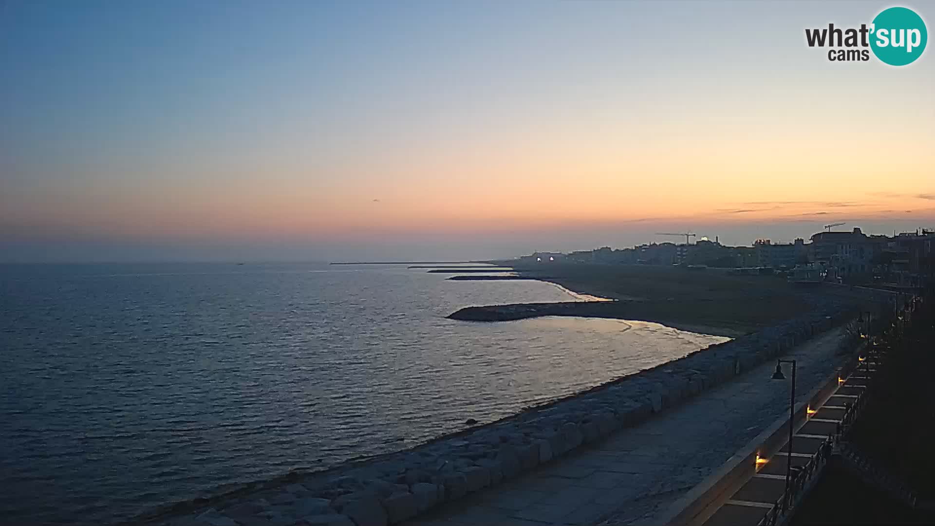 Webcam Caorle Ponente – Blick von Marinai di Caorle