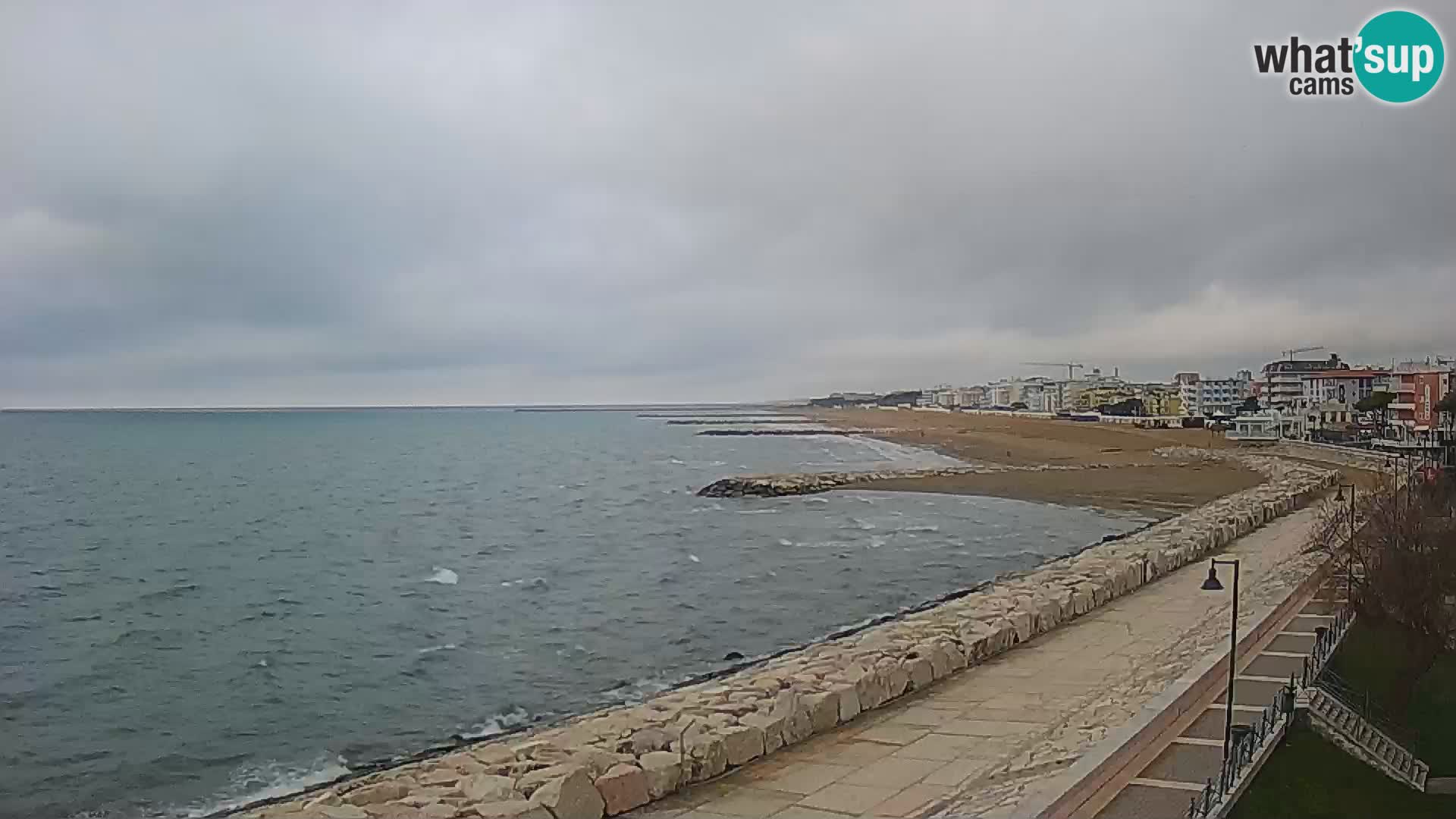 Webcam Caorle Ponente – Blick von Marinai di Caorle