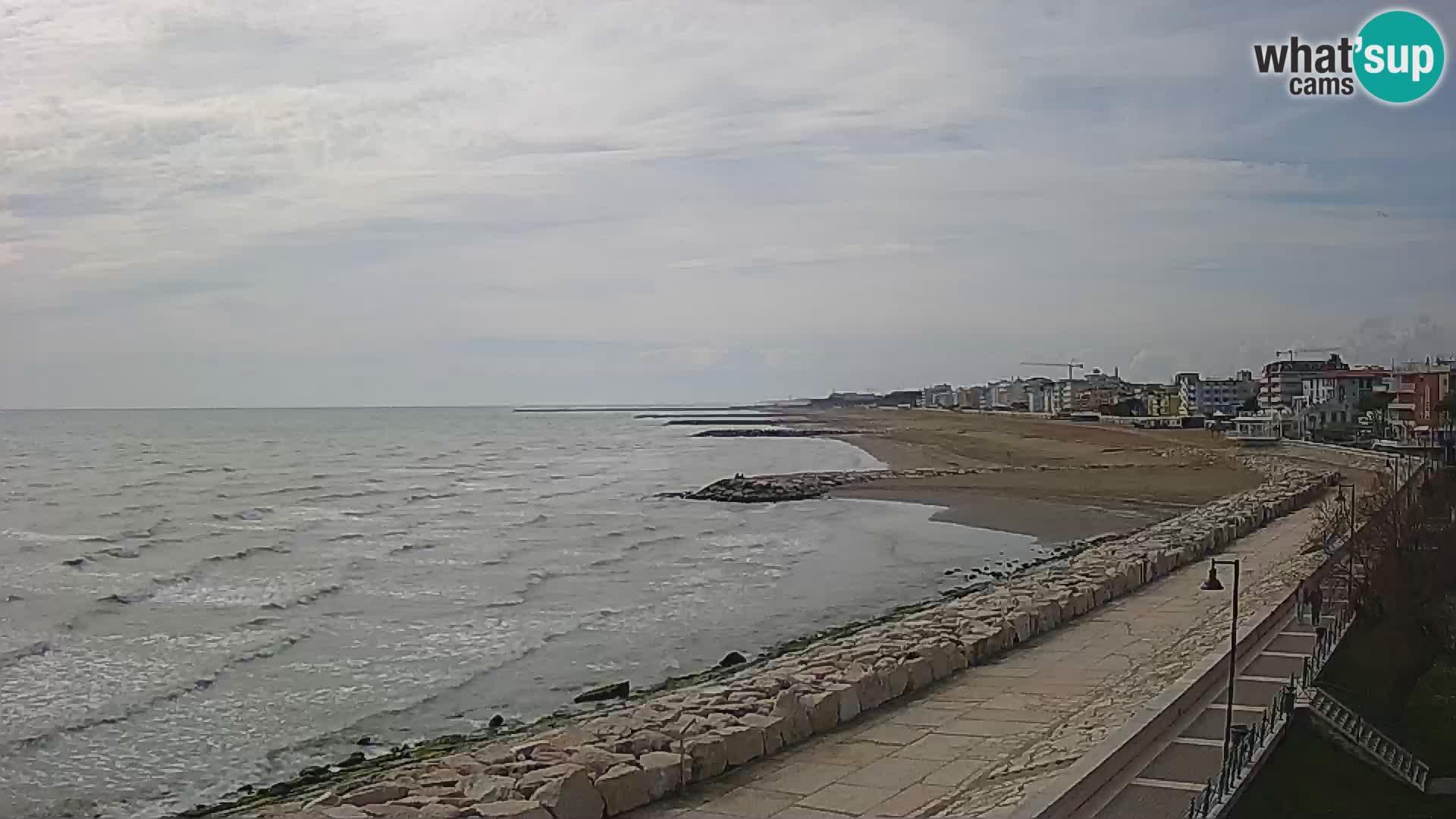 Webcam Caorle Ponente – Vue depuis les Marinai di Caorle