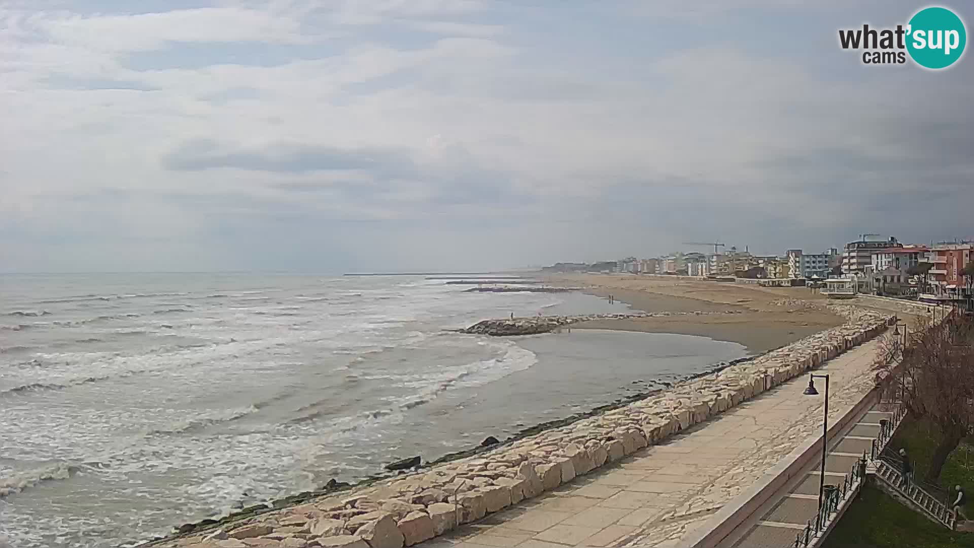 Webcam Caorle Ponente – Vue depuis les Marinai di Caorle