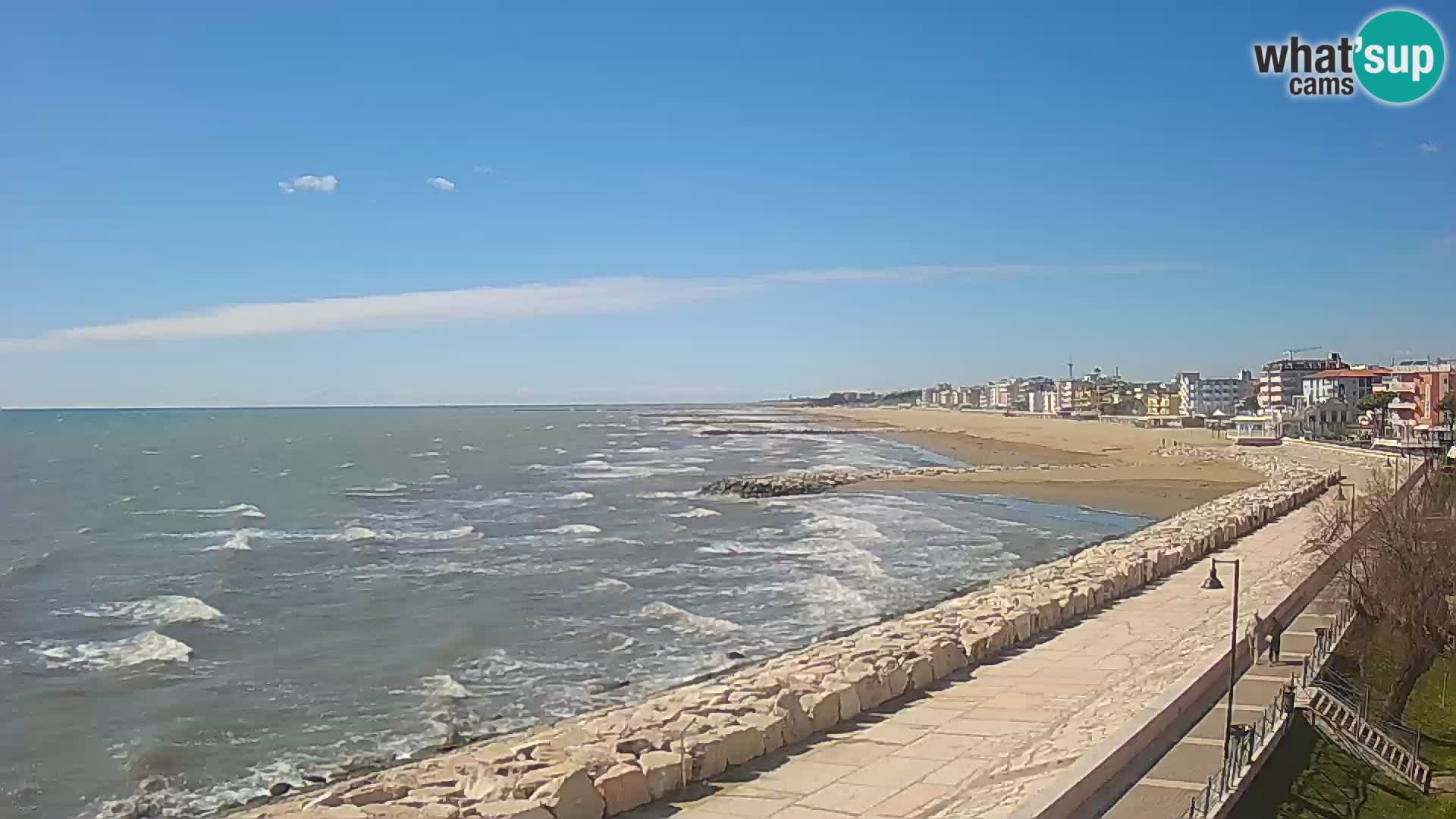 Webcam Caorle Ponente – Blick von Marinai di Caorle