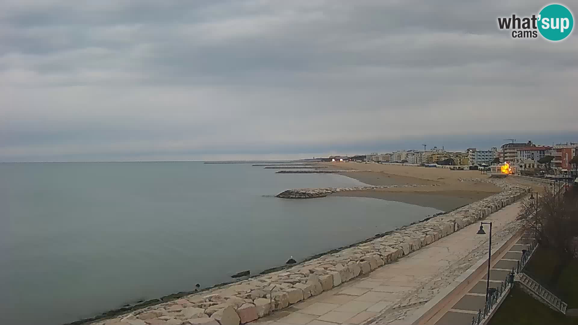 Webcam Caorle Ponente – Blick von Marinai di Caorle