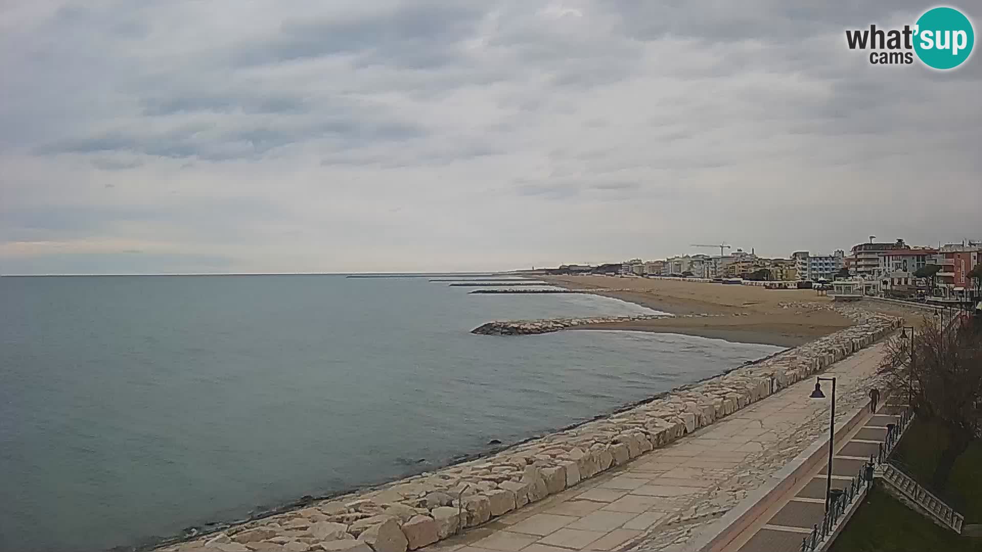 Webcam Caorle Ponente – Vue depuis les Marinai di Caorle