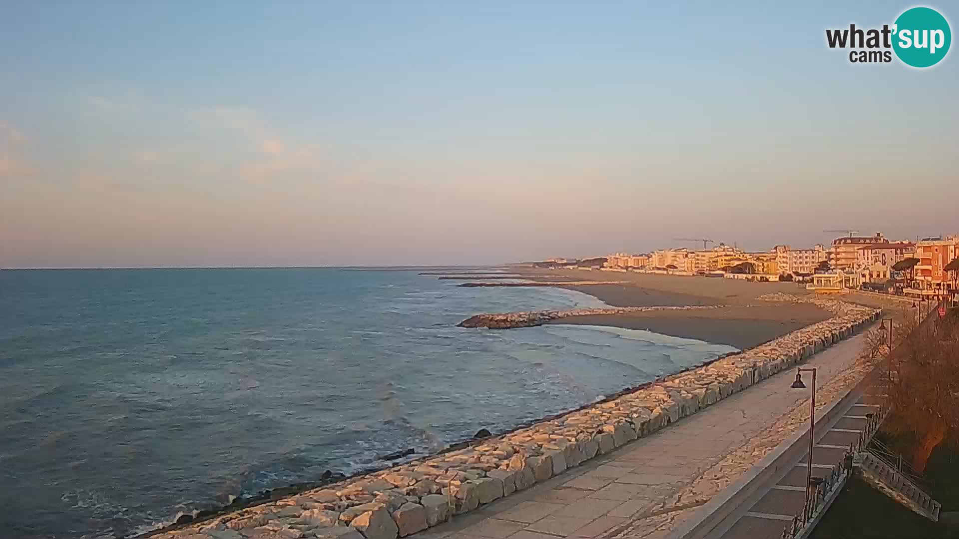 Webcam Caorle Ponente – View from Marinai di Caorle