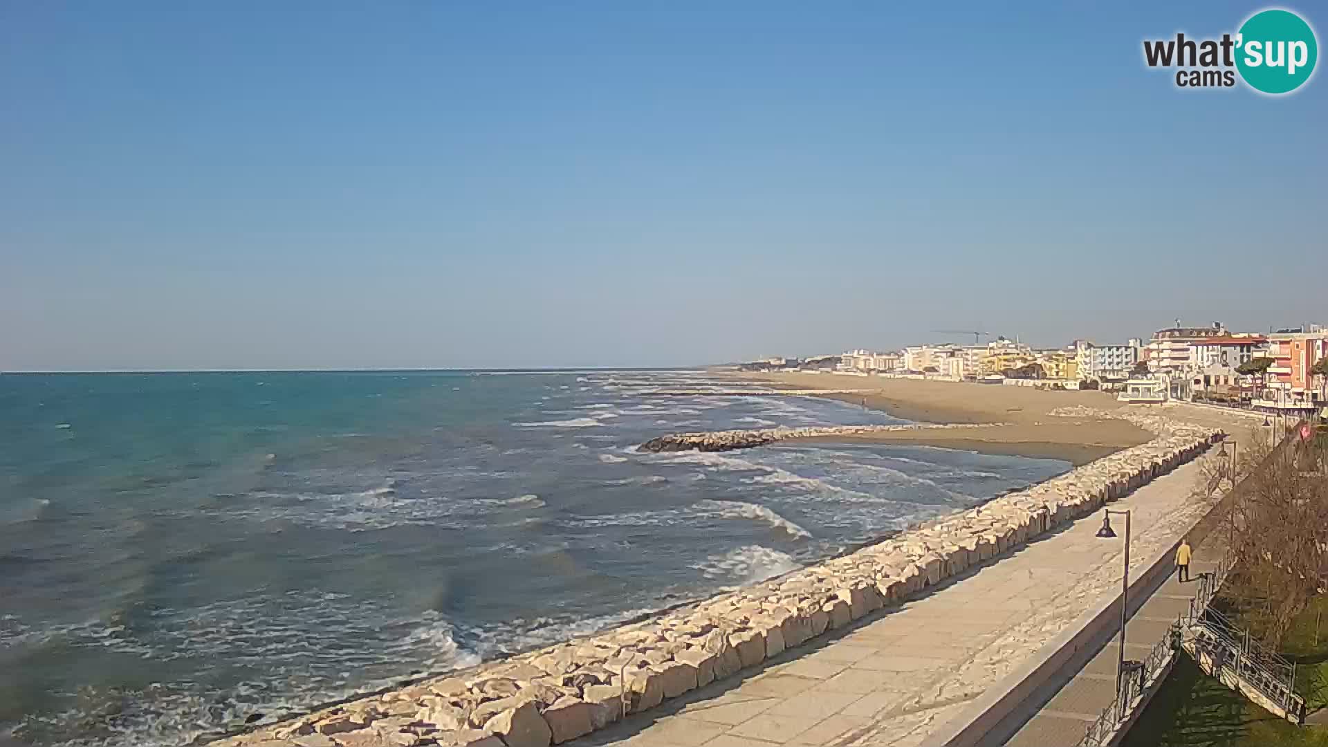 Webcam Caorle Ponente – View from Marinai di Caorle