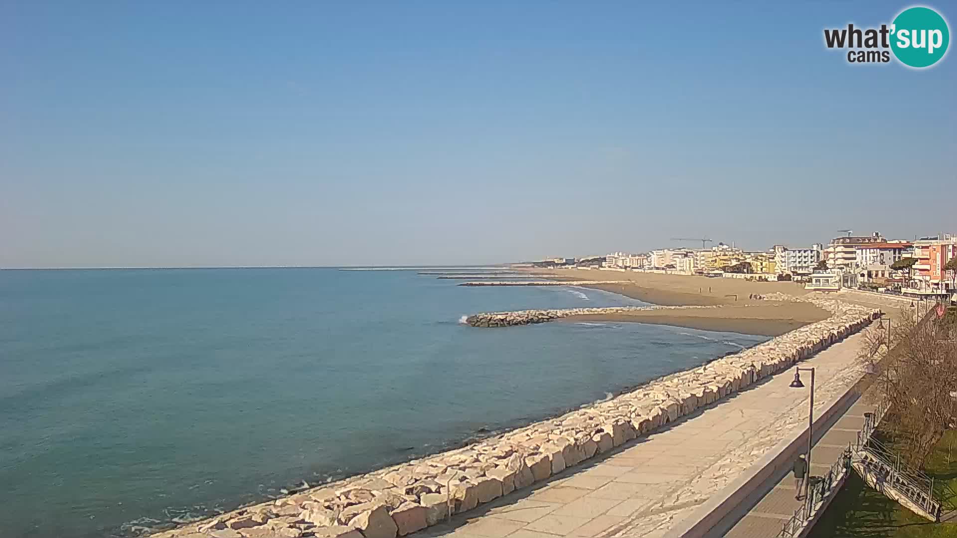 Webcam Caorle Ponente – Vista desde Marinai di Caorle