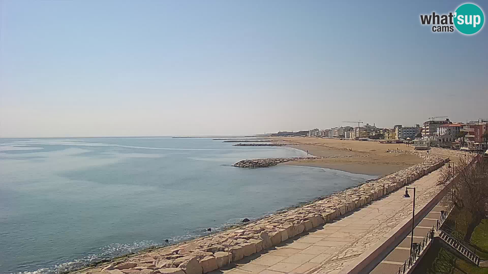 Webcam Caorle Ponente – Vue depuis les Marinai di Caorle