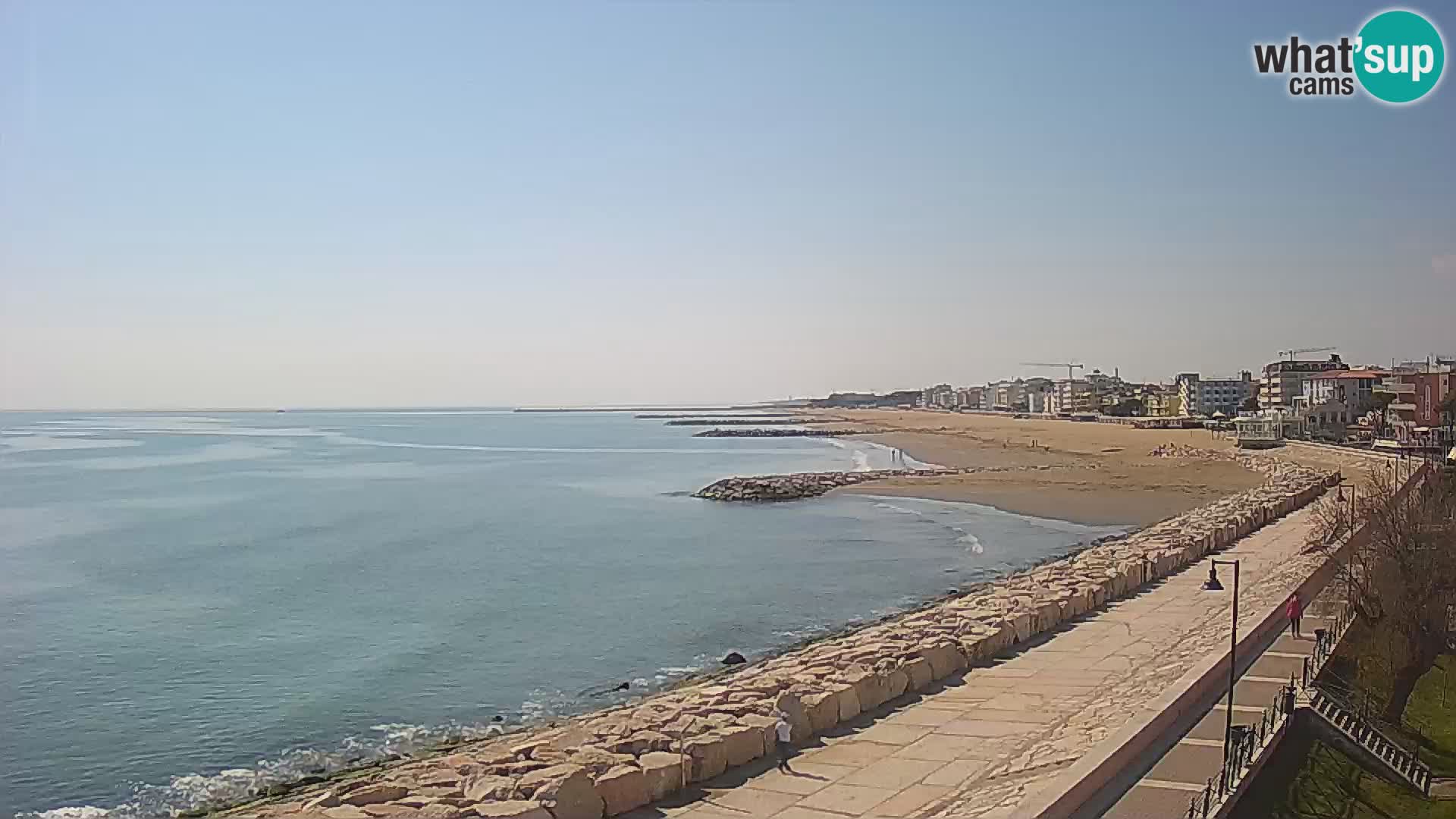Webcam Caorle Ponente – Blick von Marinai di Caorle