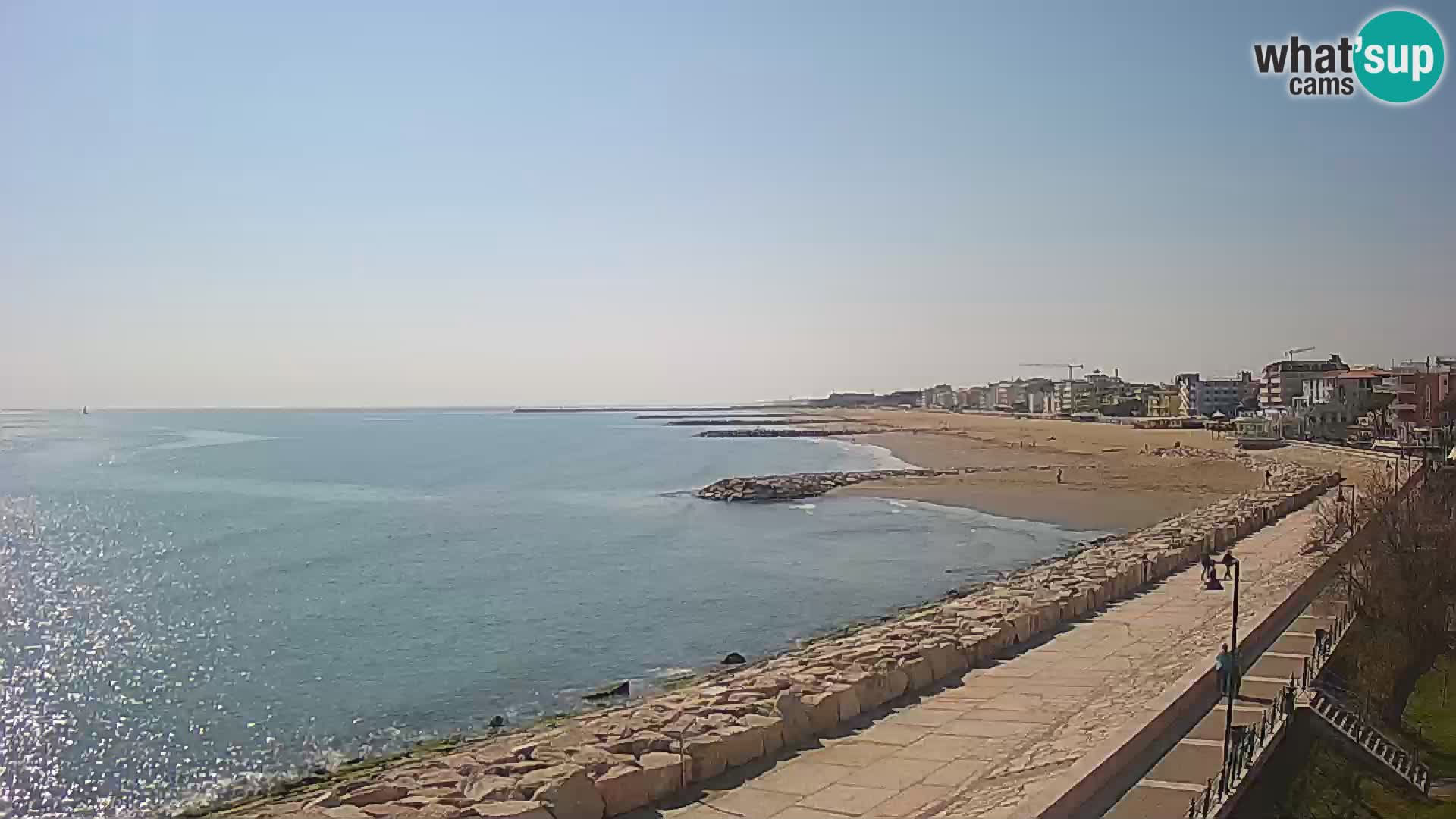 Webcam Caorle Ponente – Blick von Marinai di Caorle