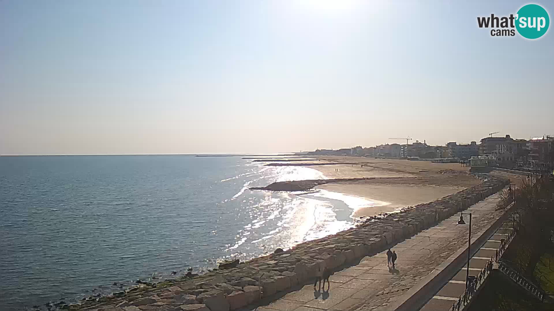 Webcam Caorle Ponente – Blick von Marinai di Caorle