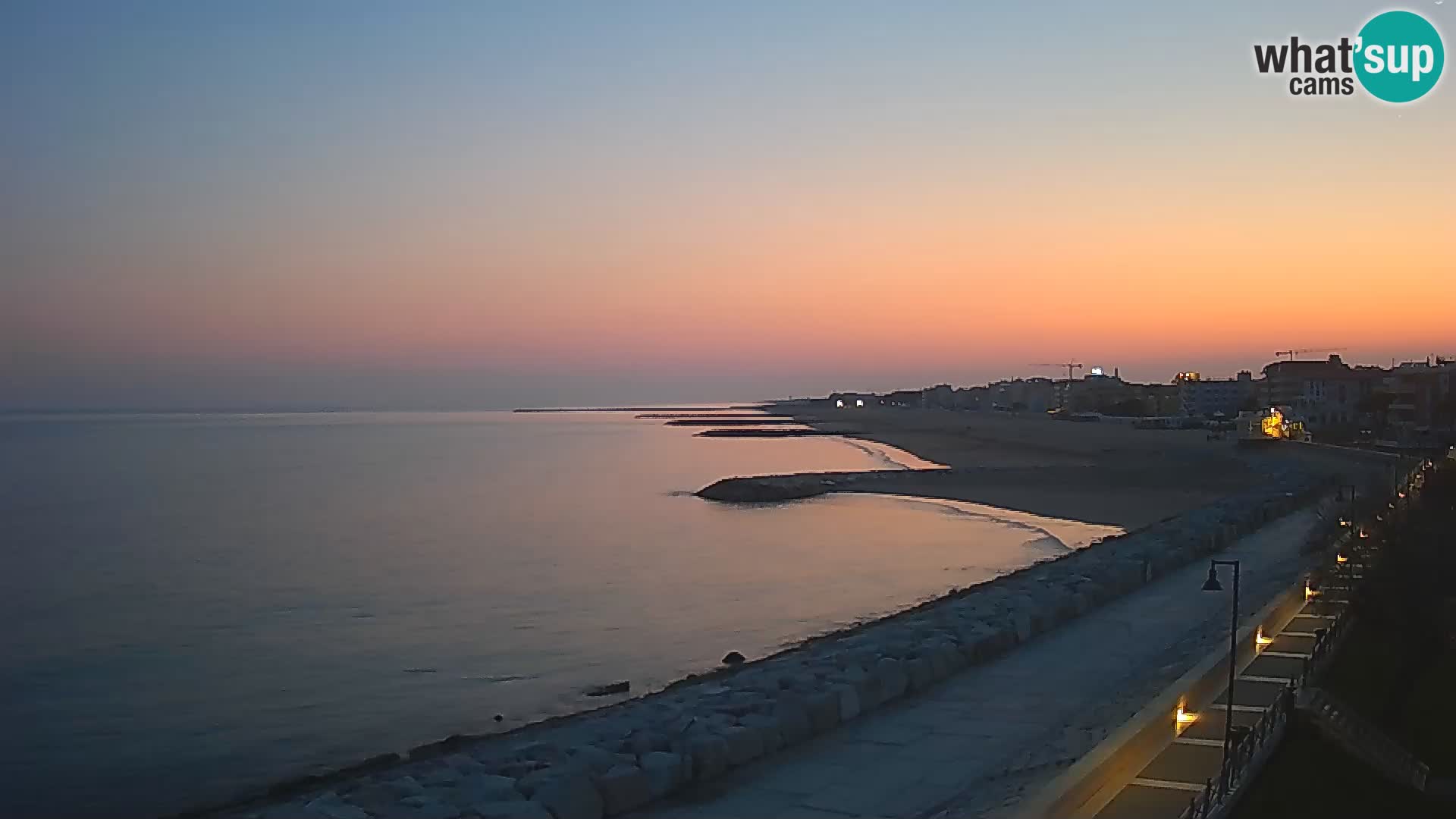 Webcam Caorle Ponente – Blick von Marinai di Caorle