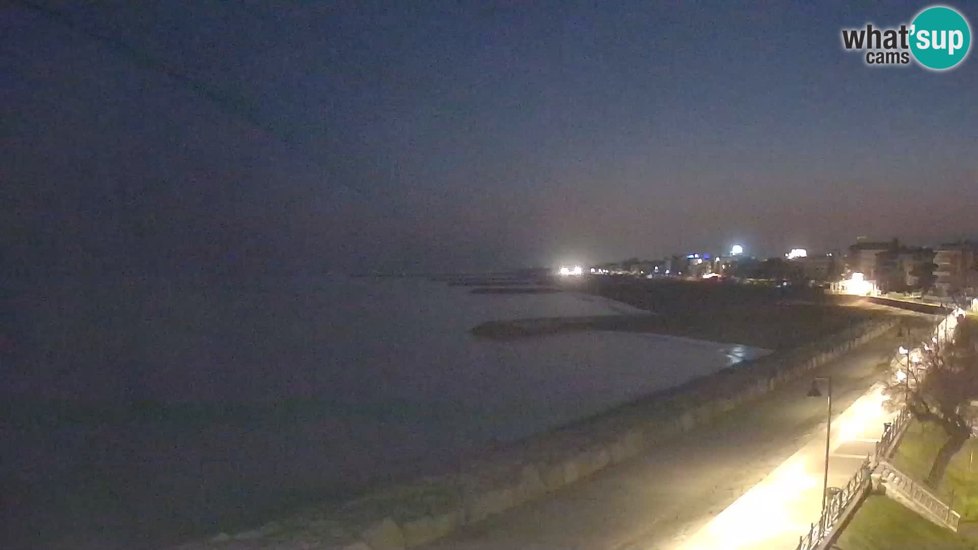 Webcam Caorle Ponente – Vue depuis les Marinai di Caorle