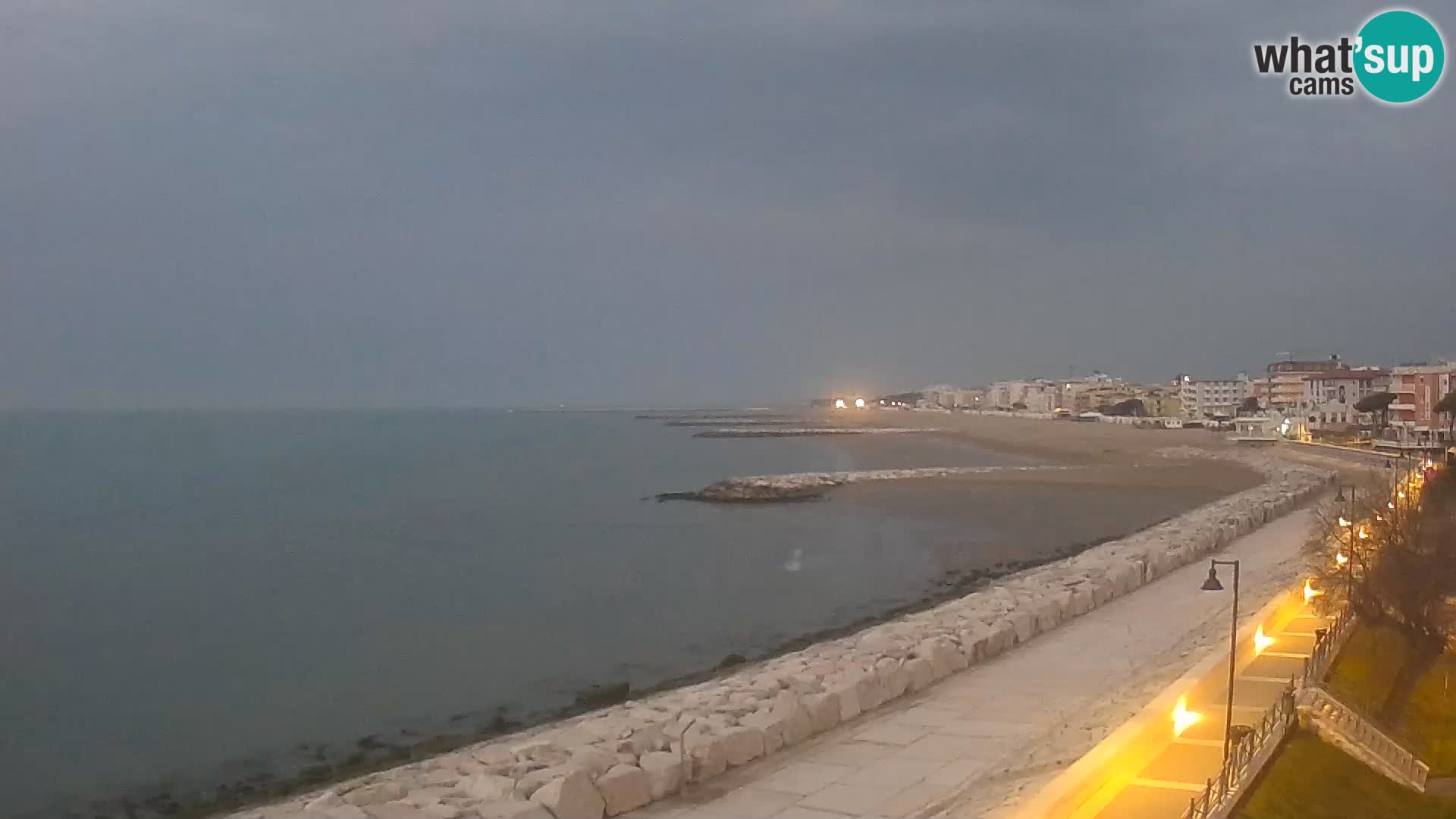 Webcam Caorle Ponente – Vue depuis les Marinai di Caorle