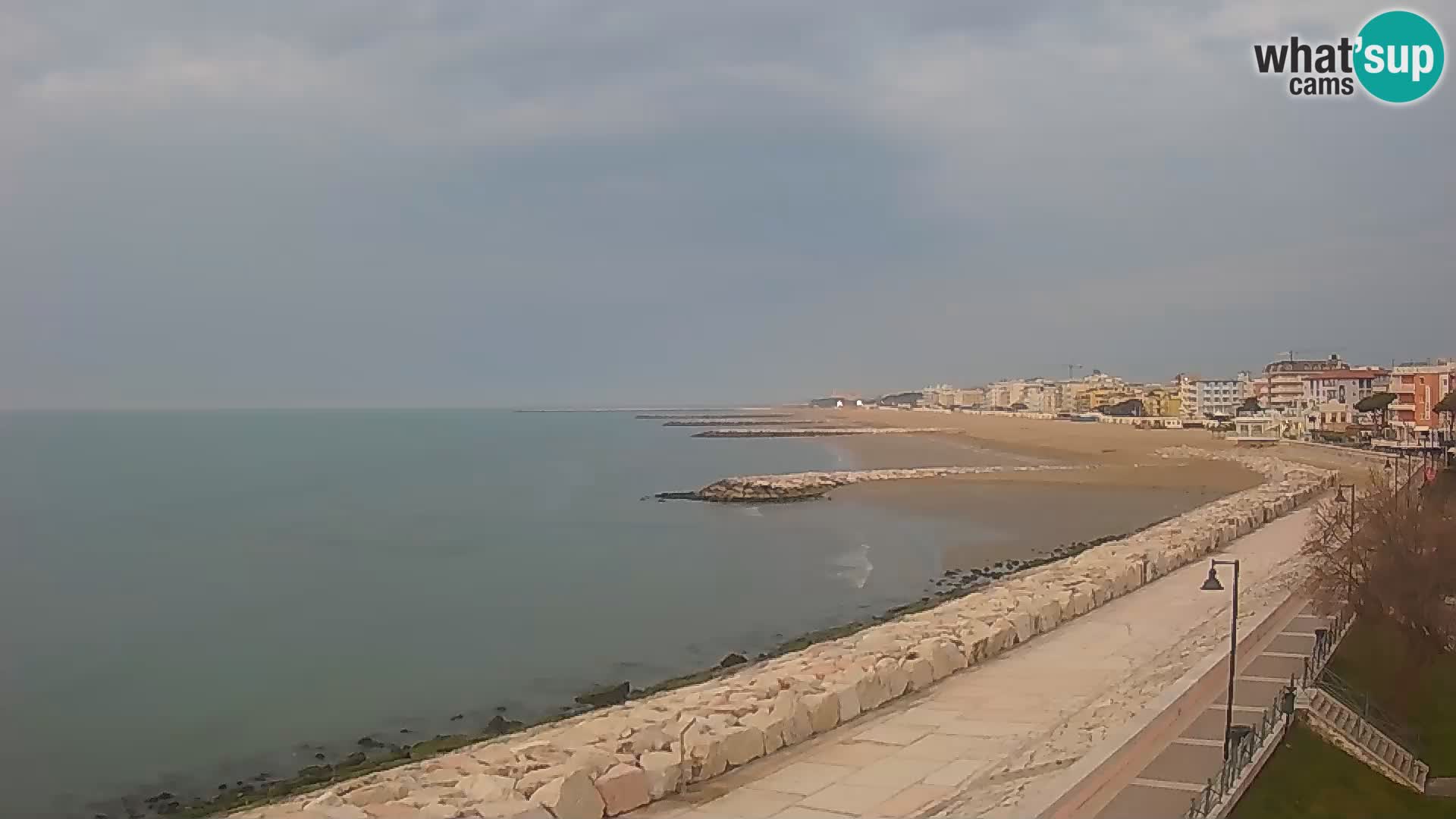 Webcam Caorle Ponente – Vue depuis les Marinai di Caorle