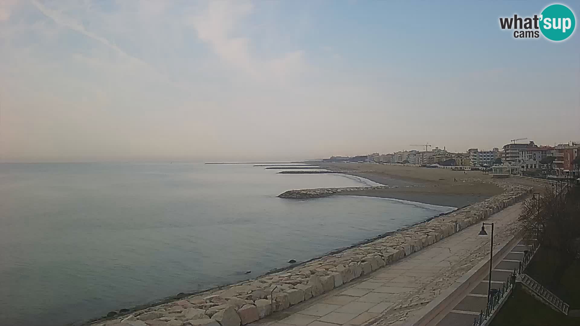 Webcam Caorle Ponente – Vue depuis les Marinai di Caorle