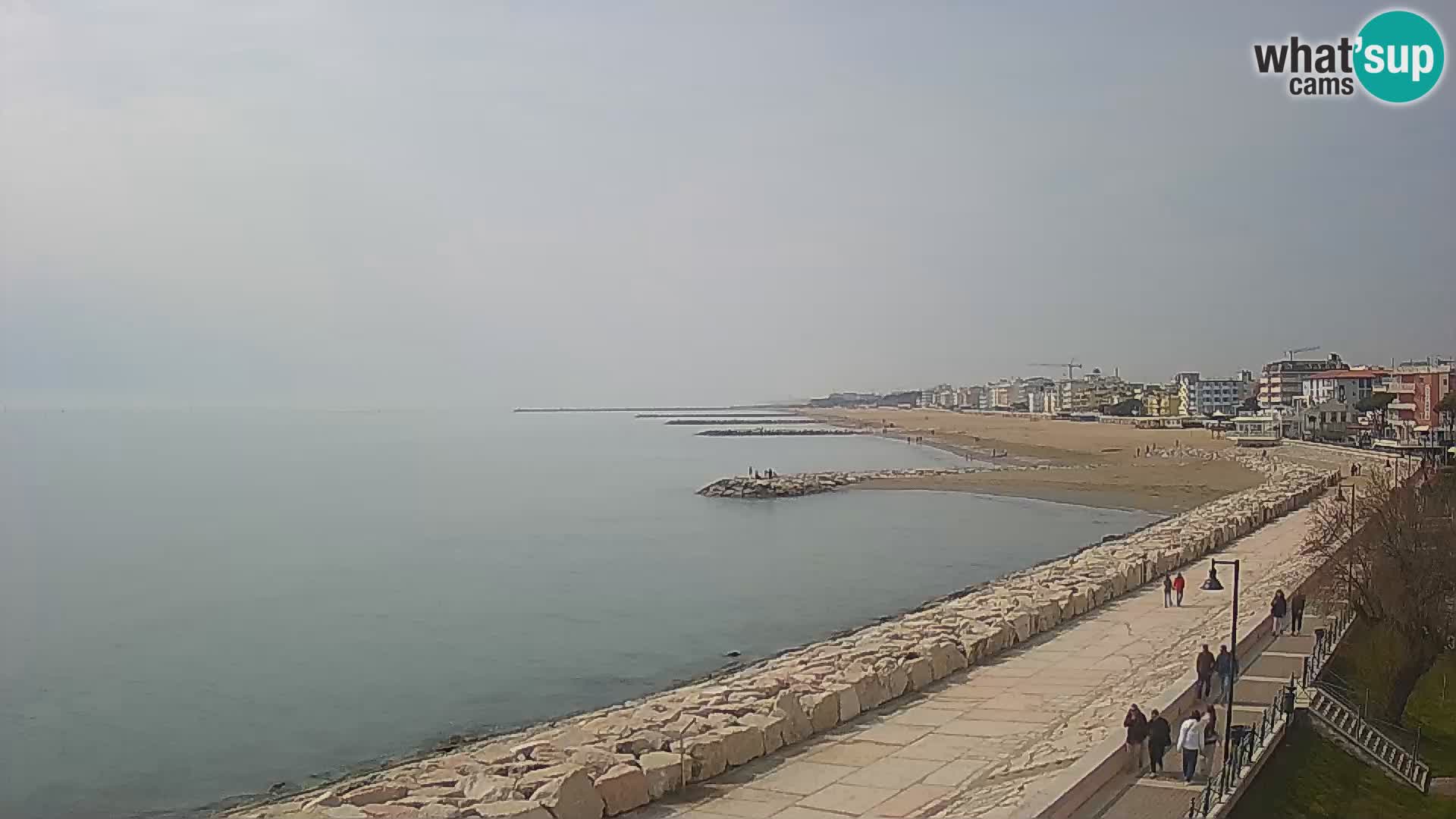 Webcam Caorle Ponente – Vue depuis les Marinai di Caorle