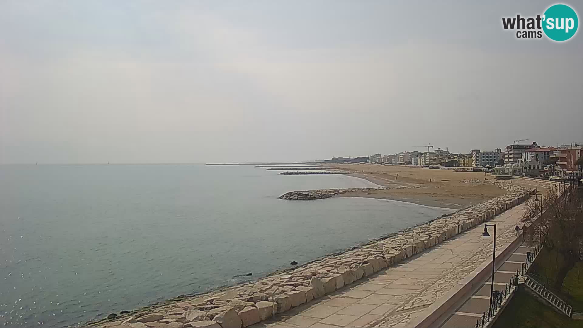 Webcam Caorle Ponente – Blick von Marinai di Caorle