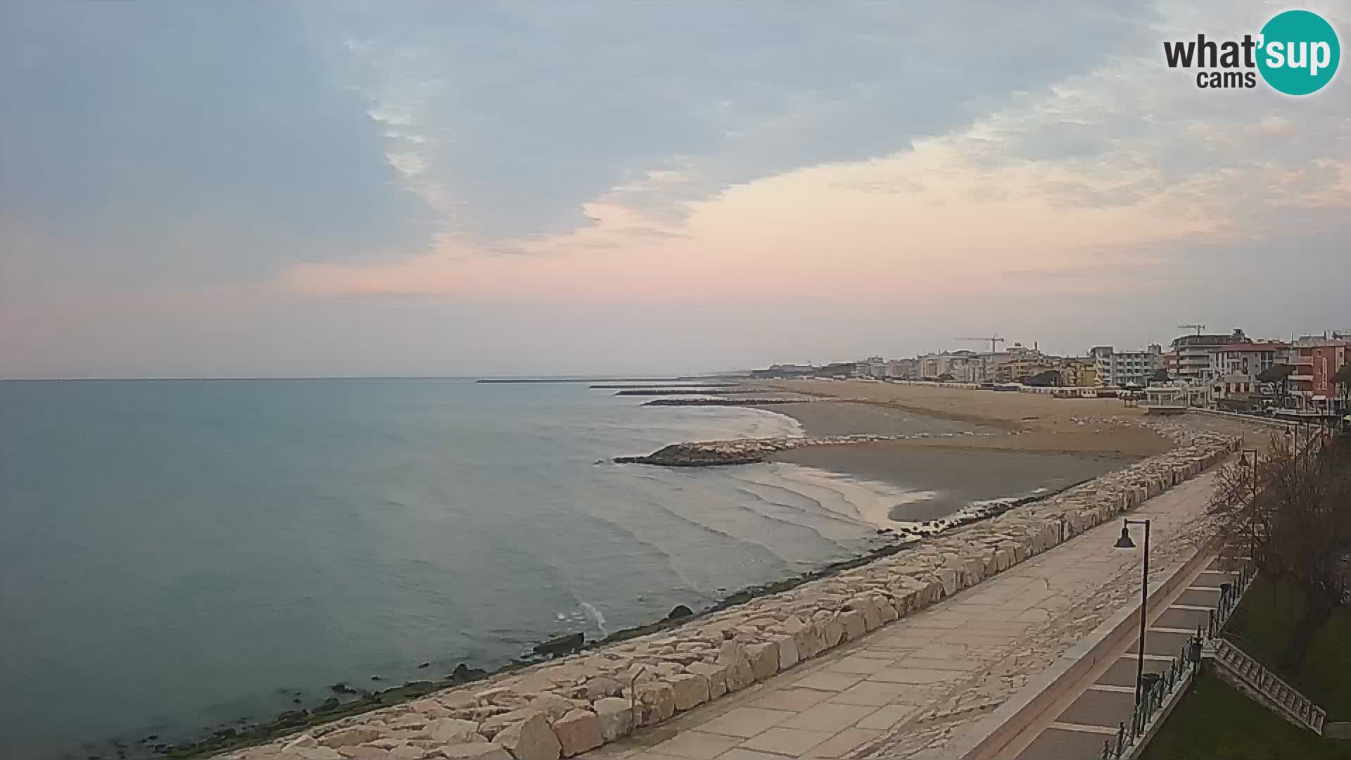 Webcam Caorle Ponente – Vue depuis les Marinai di Caorle