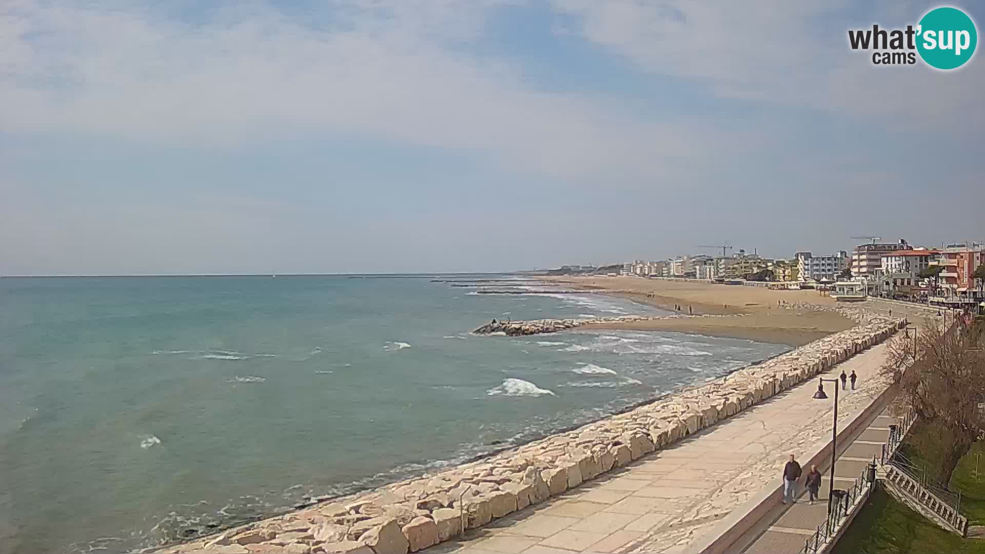 Webcam Caorle Ponente – Blick von Marinai di Caorle