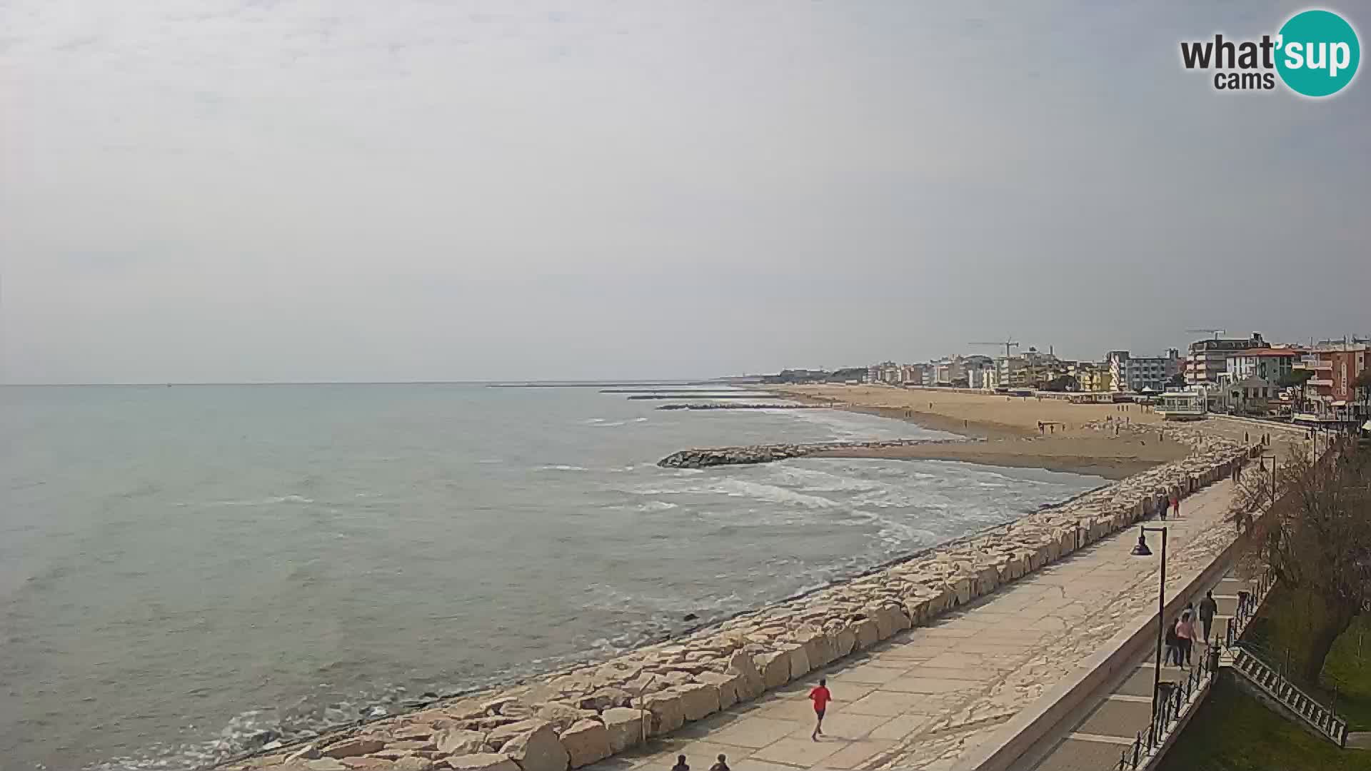 Webcam Caorle Ponente – Blick von Marinai di Caorle