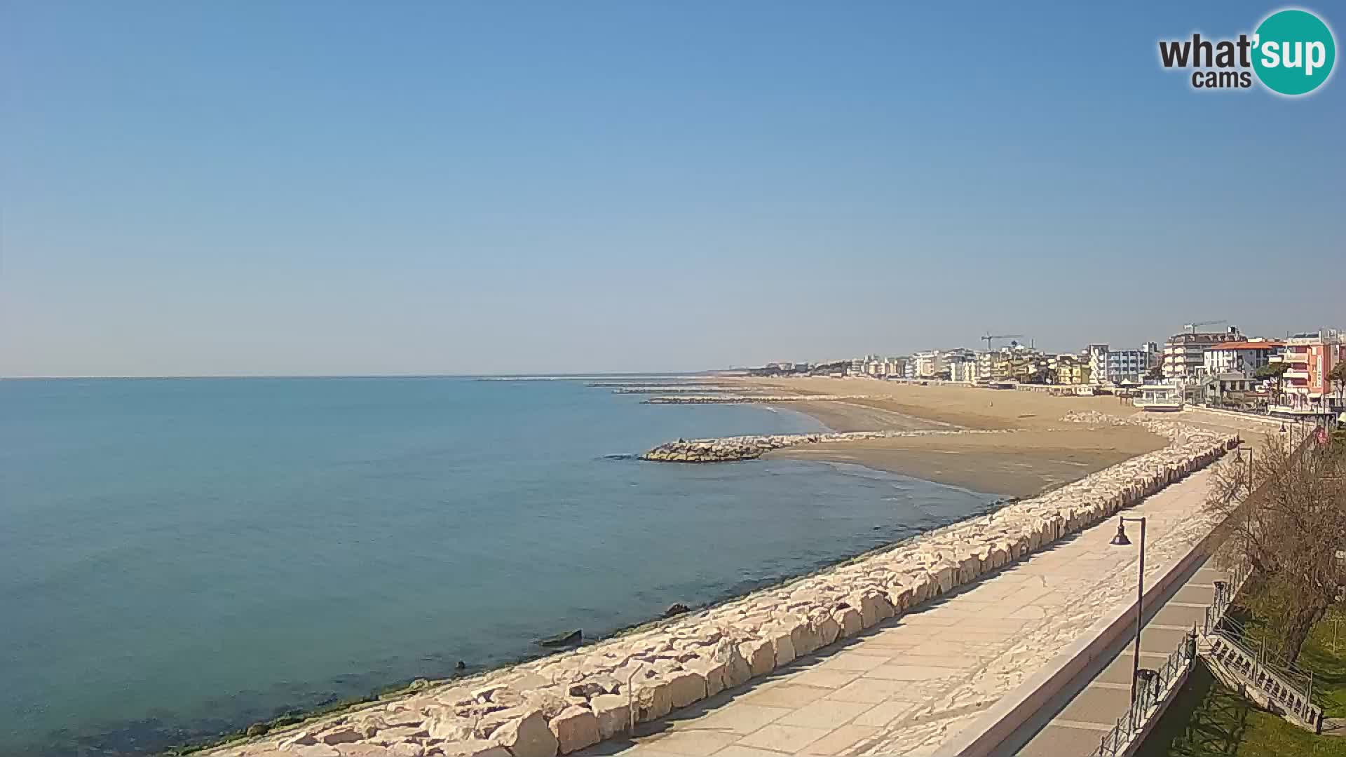 Webcam Caorle Ponente – Vue depuis les Marinai di Caorle