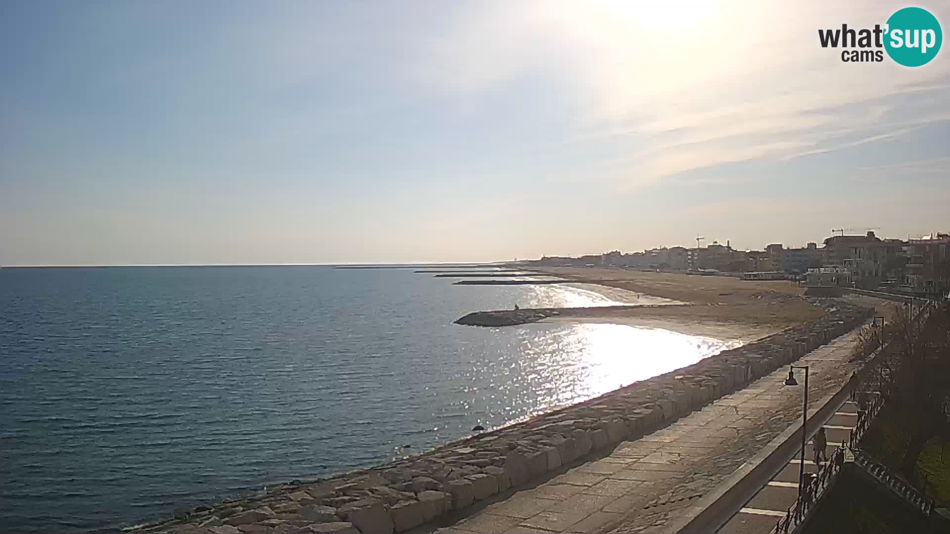 Webcam Caorle Ponente – Vue depuis les Marinai di Caorle