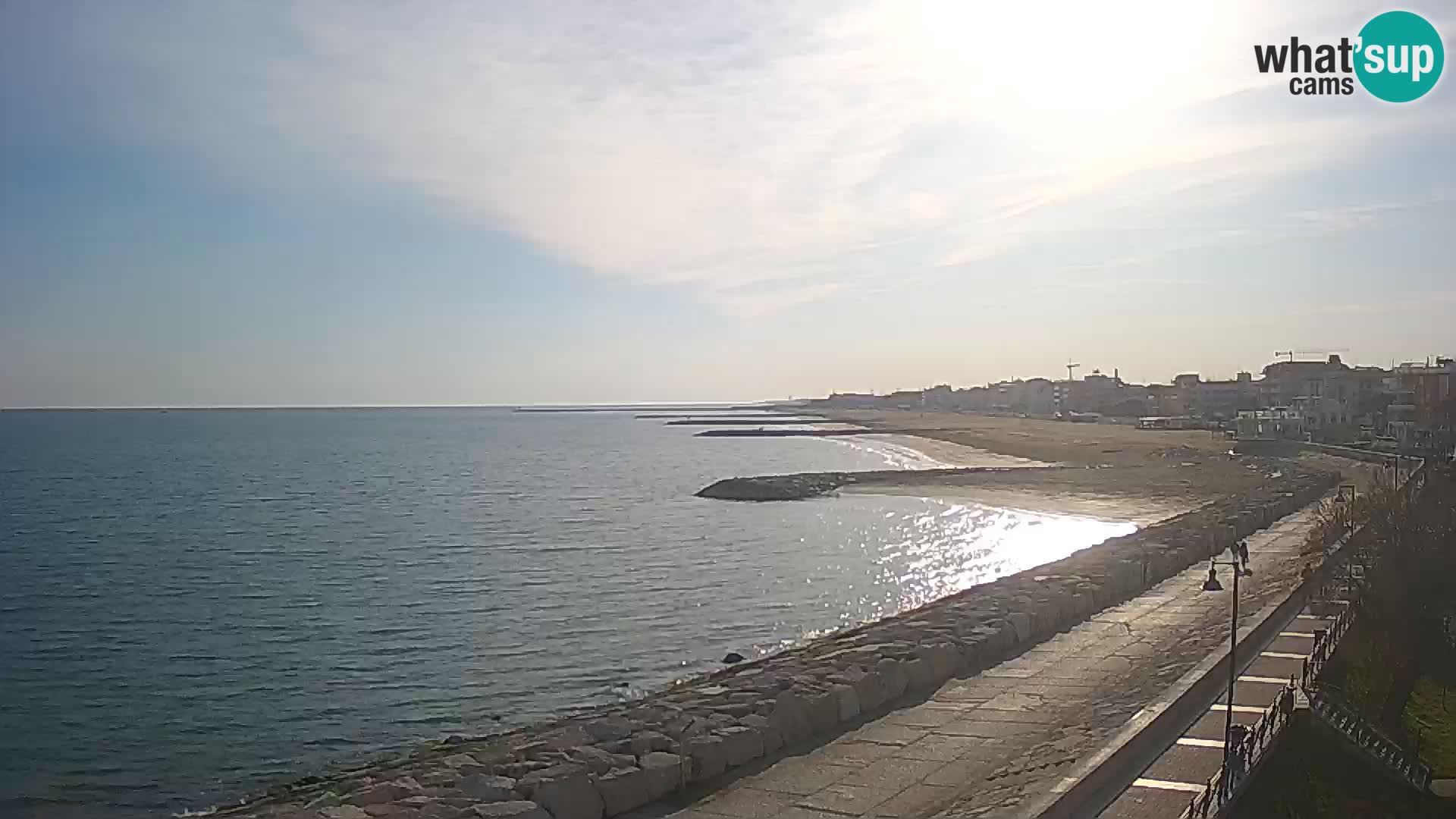 Webcam Caorle Ponente – Vue depuis les Marinai di Caorle