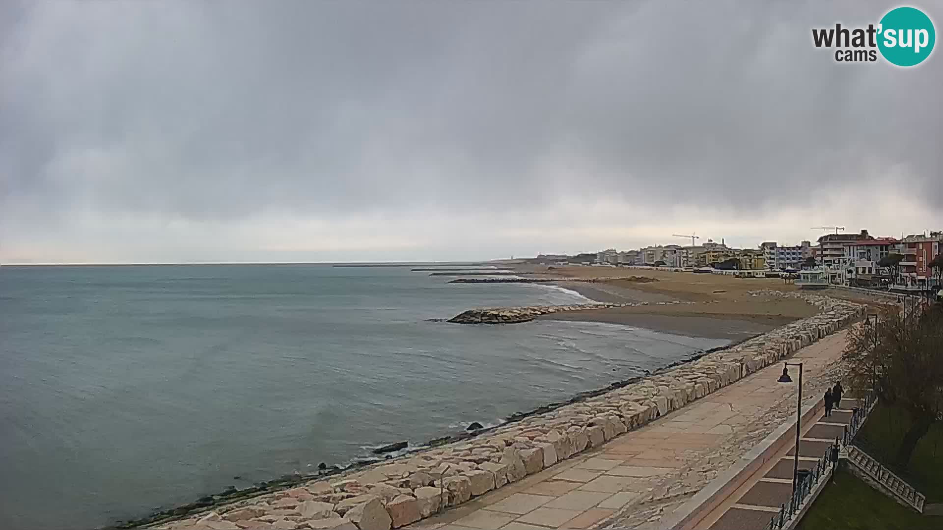 Webcam Caorle Ponente – Vue depuis les Marinai di Caorle