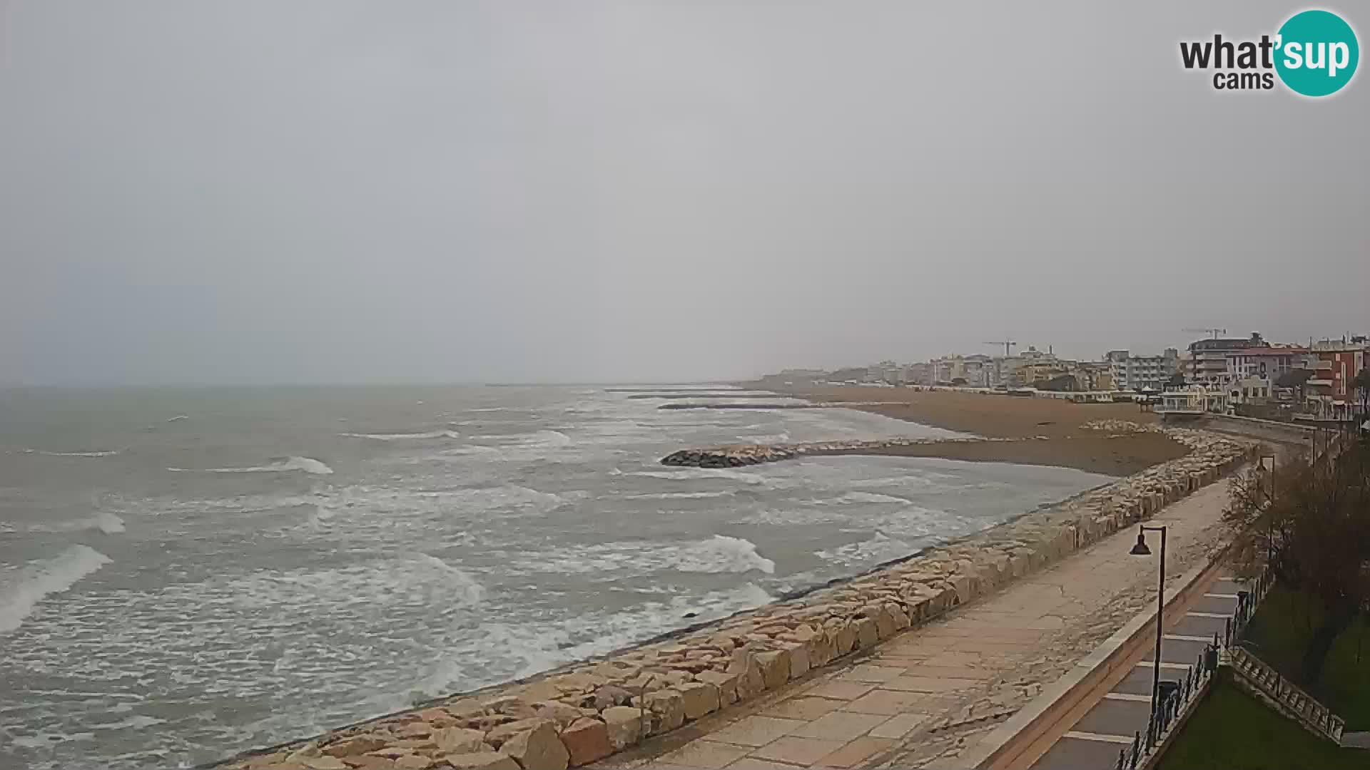 Webcam Caorle Ponente – Vue depuis les Marinai di Caorle