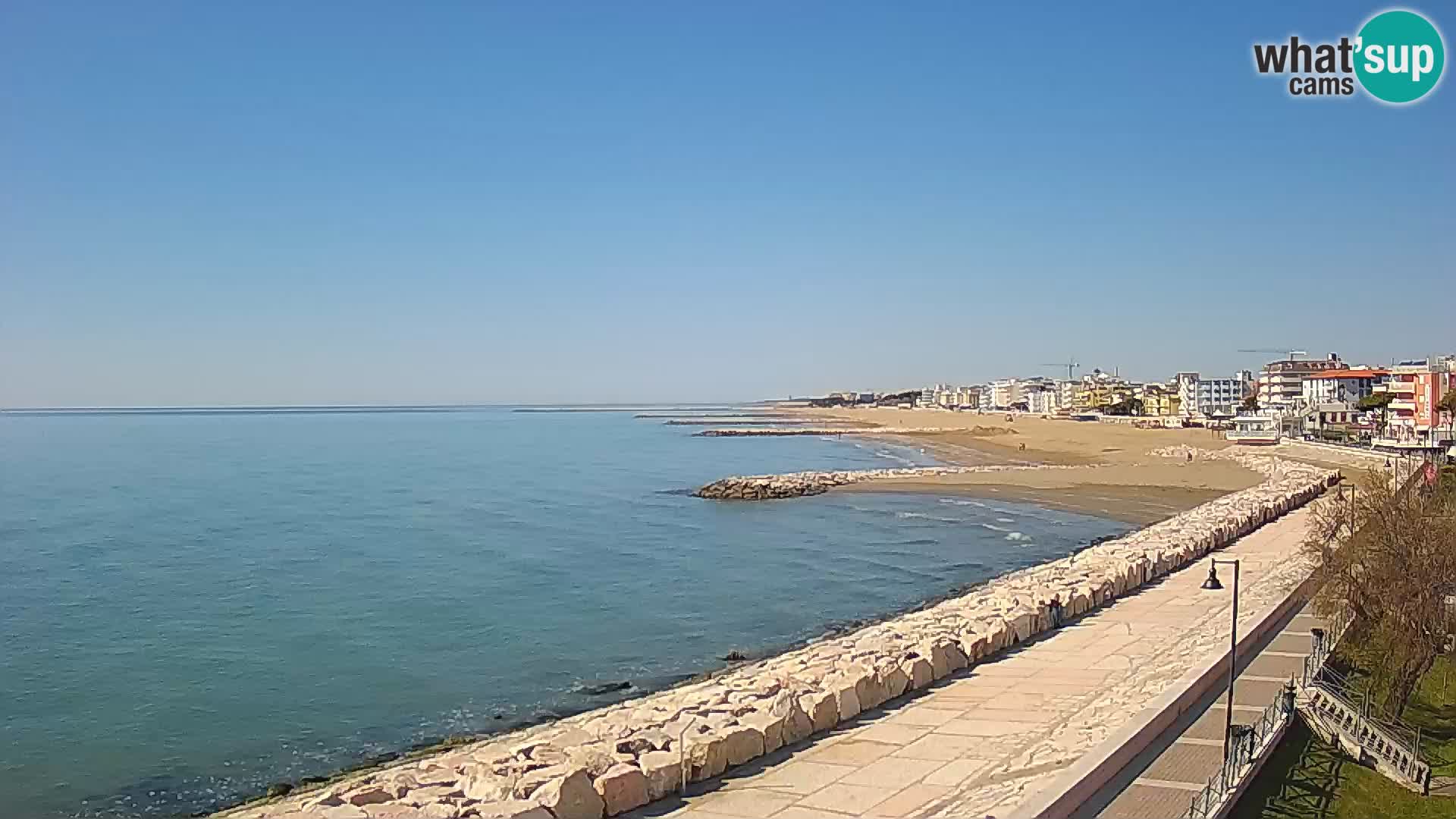 Webcam Caorle Ponente – Vue depuis les Marinai di Caorle