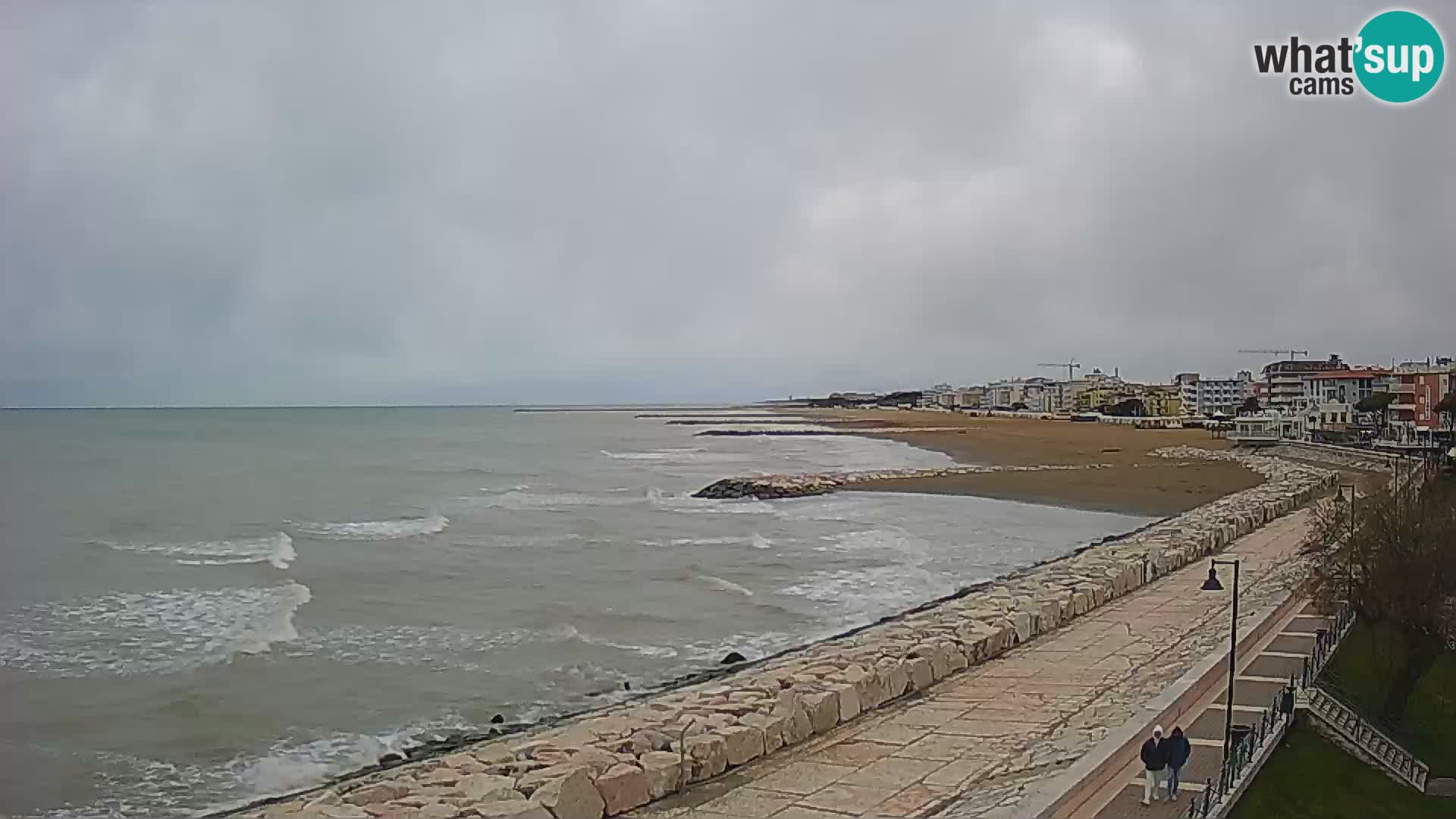 Webcam Caorle Ponente – Blick von Marinai di Caorle
